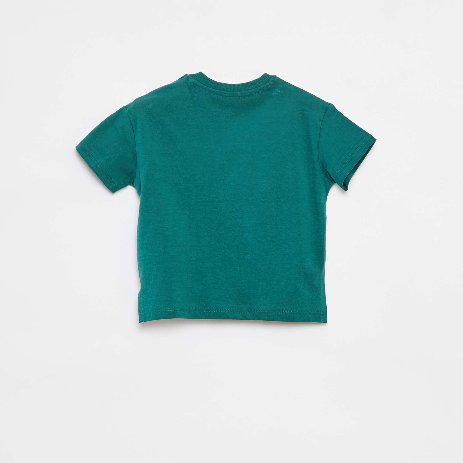 T-shirt à manches courtes avec imprimé VERT