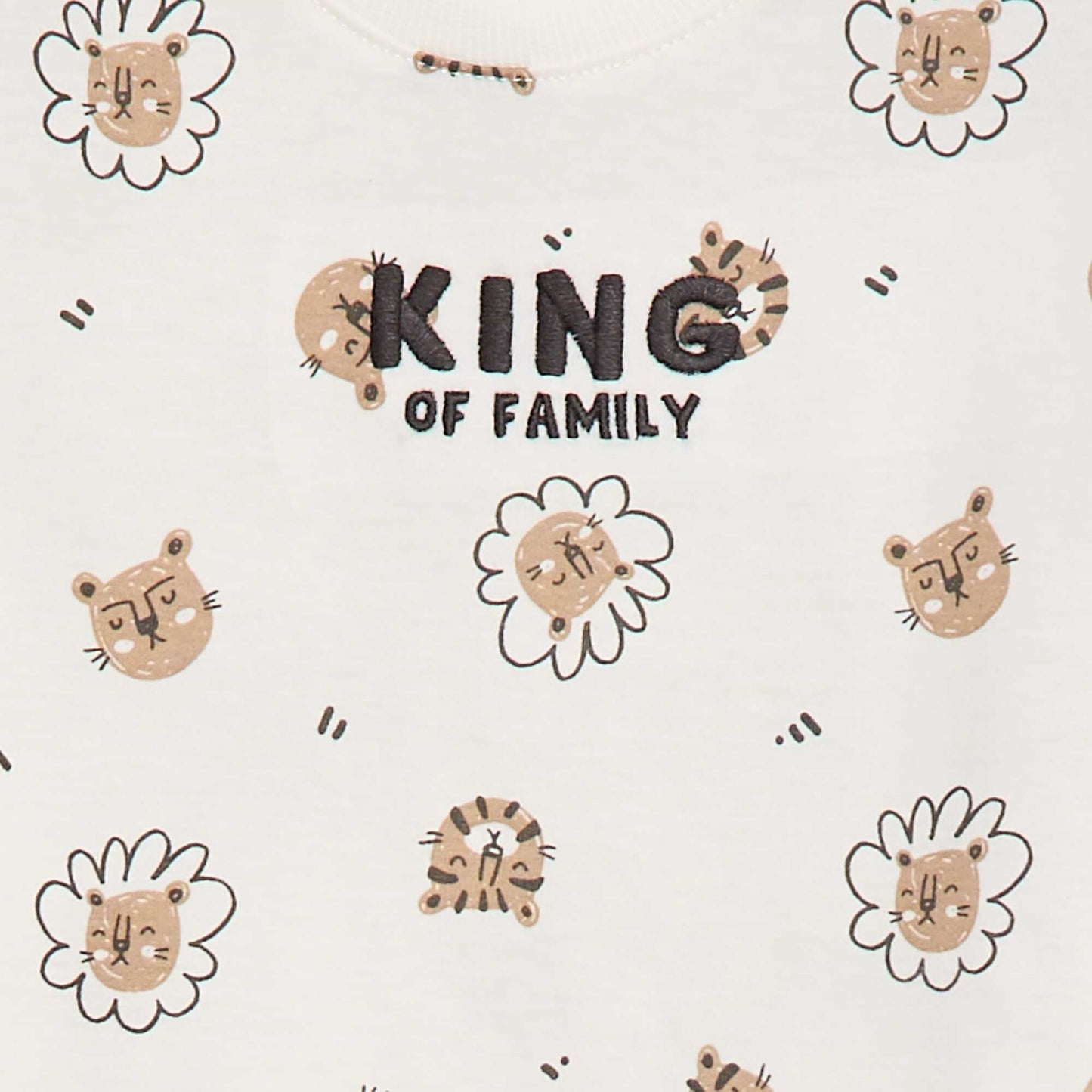 T-shirt à manches courtes imprimé BLANC
