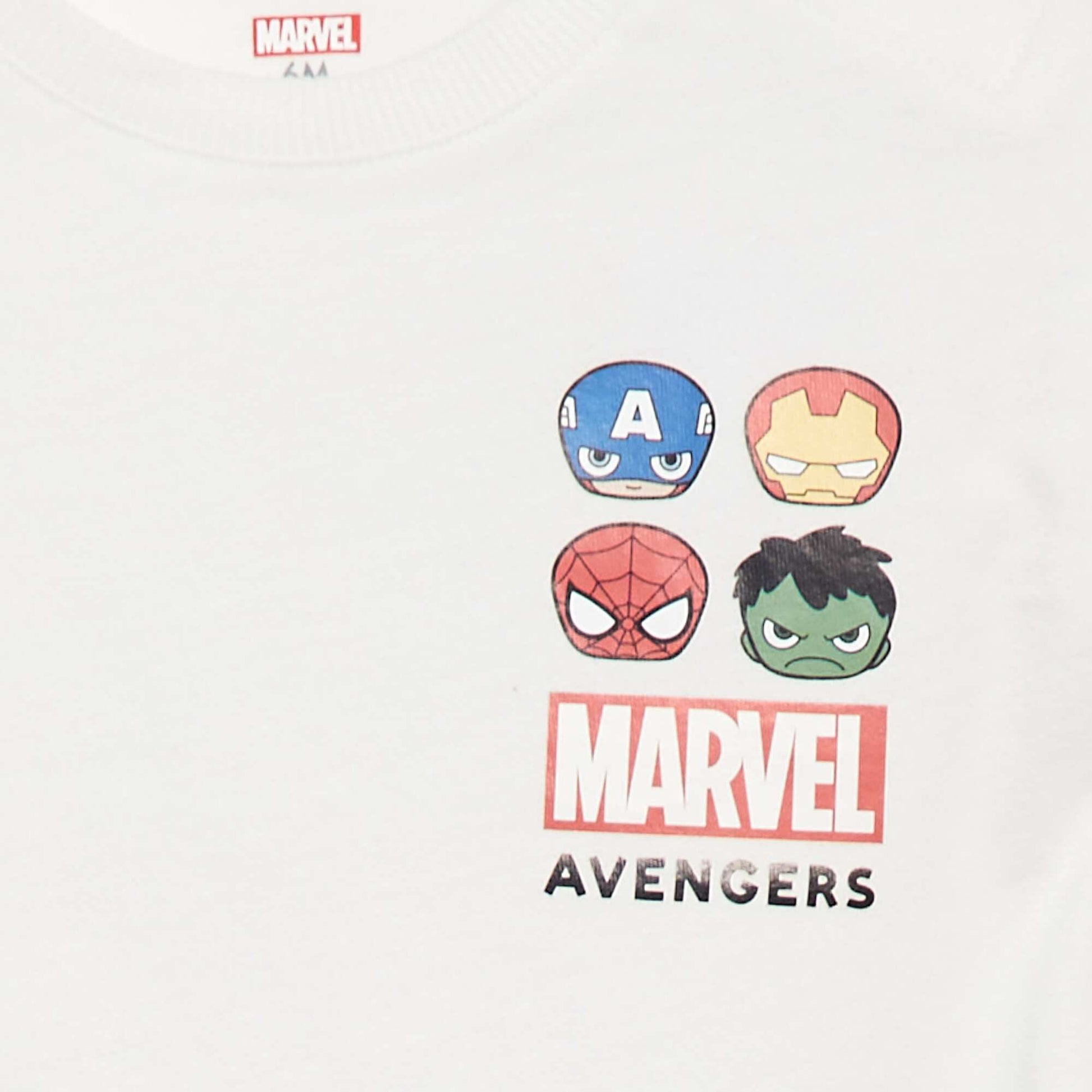 T-shirt à manches courtes 'Marvel' BLANC