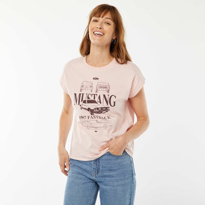 T-shirt sans manches 'Mustang' 'Ford' ROSE