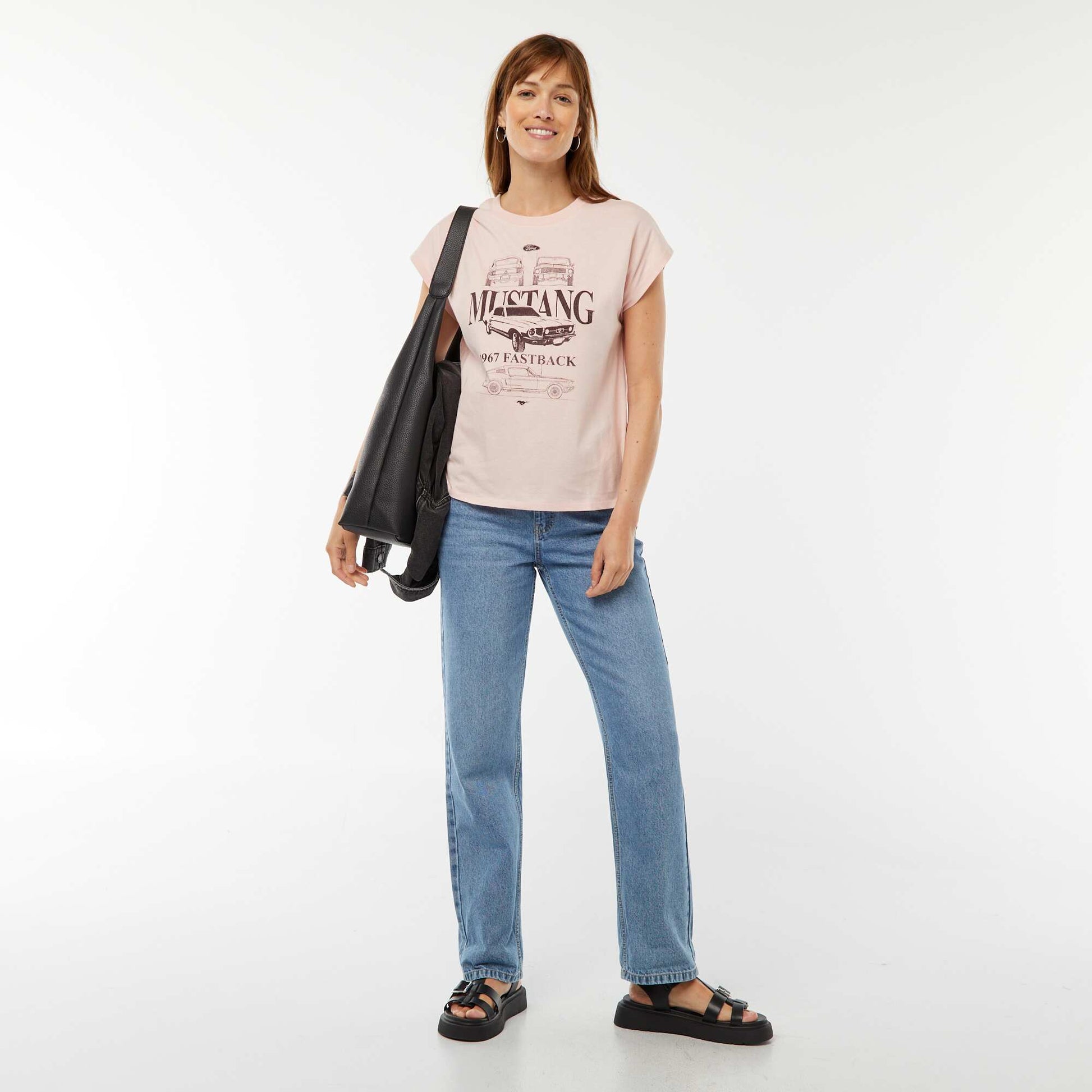 T-shirt sans manches 'Mustang' 'Ford' ROSE