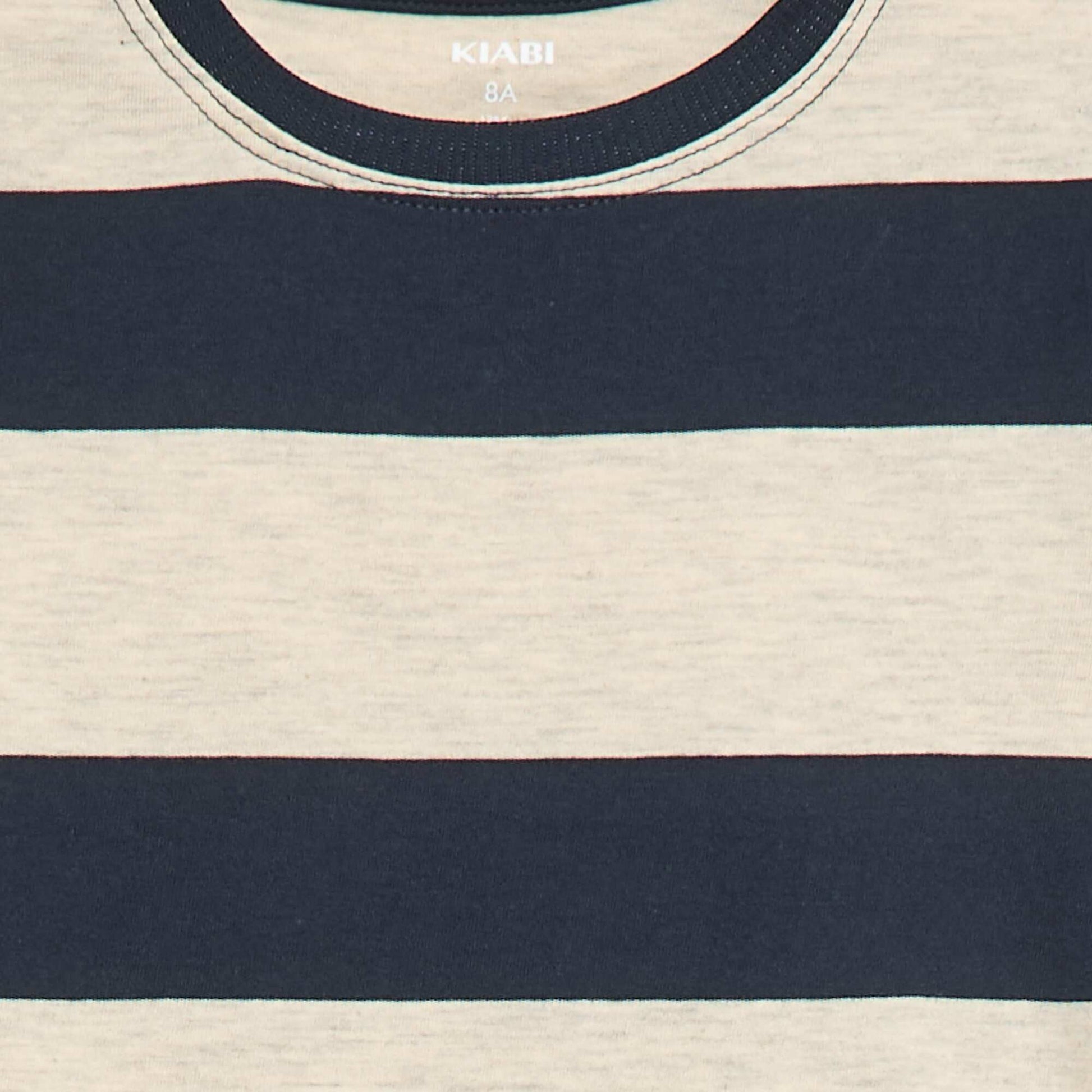 T-shirt à rayures BLEU