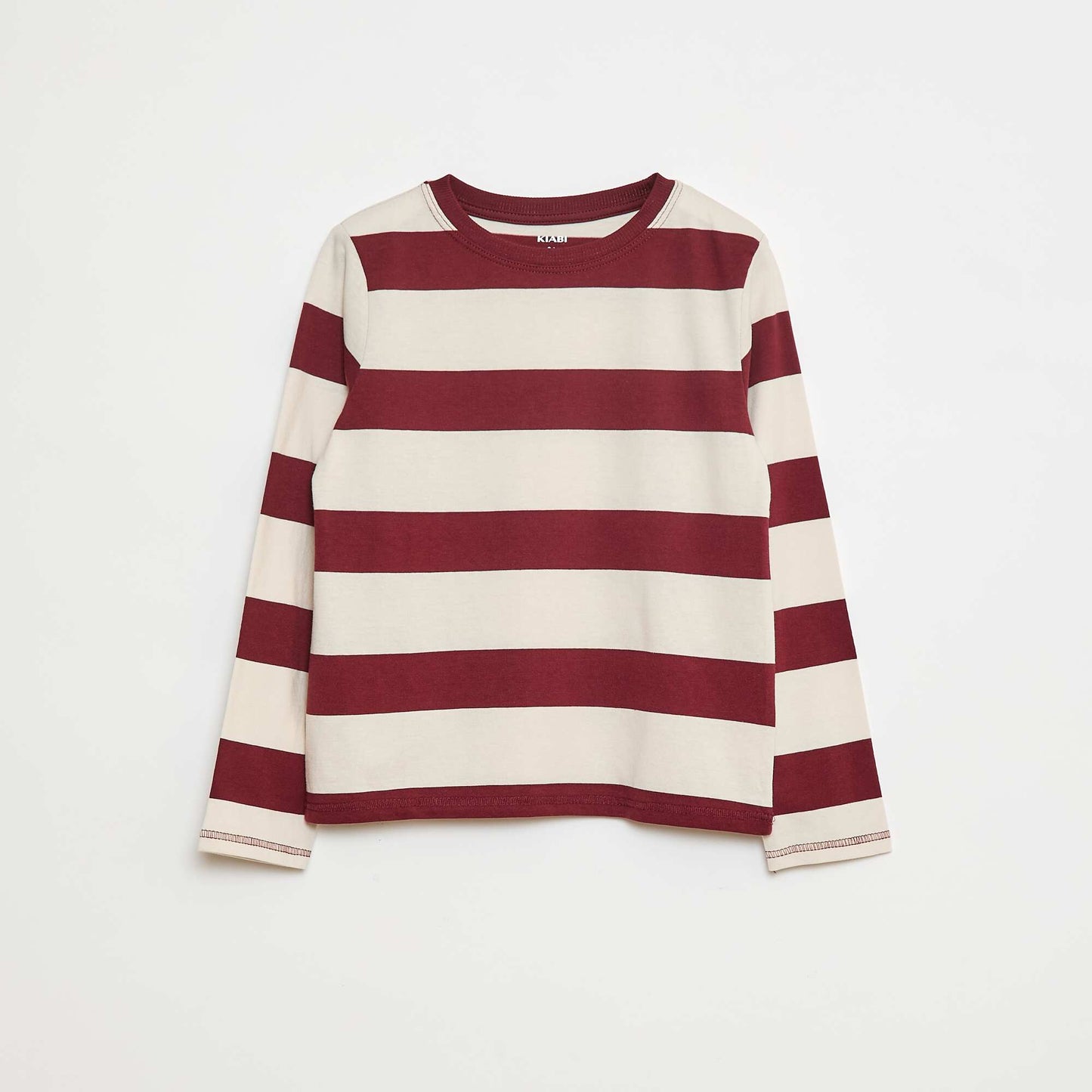 T-shirt à rayures MARRON