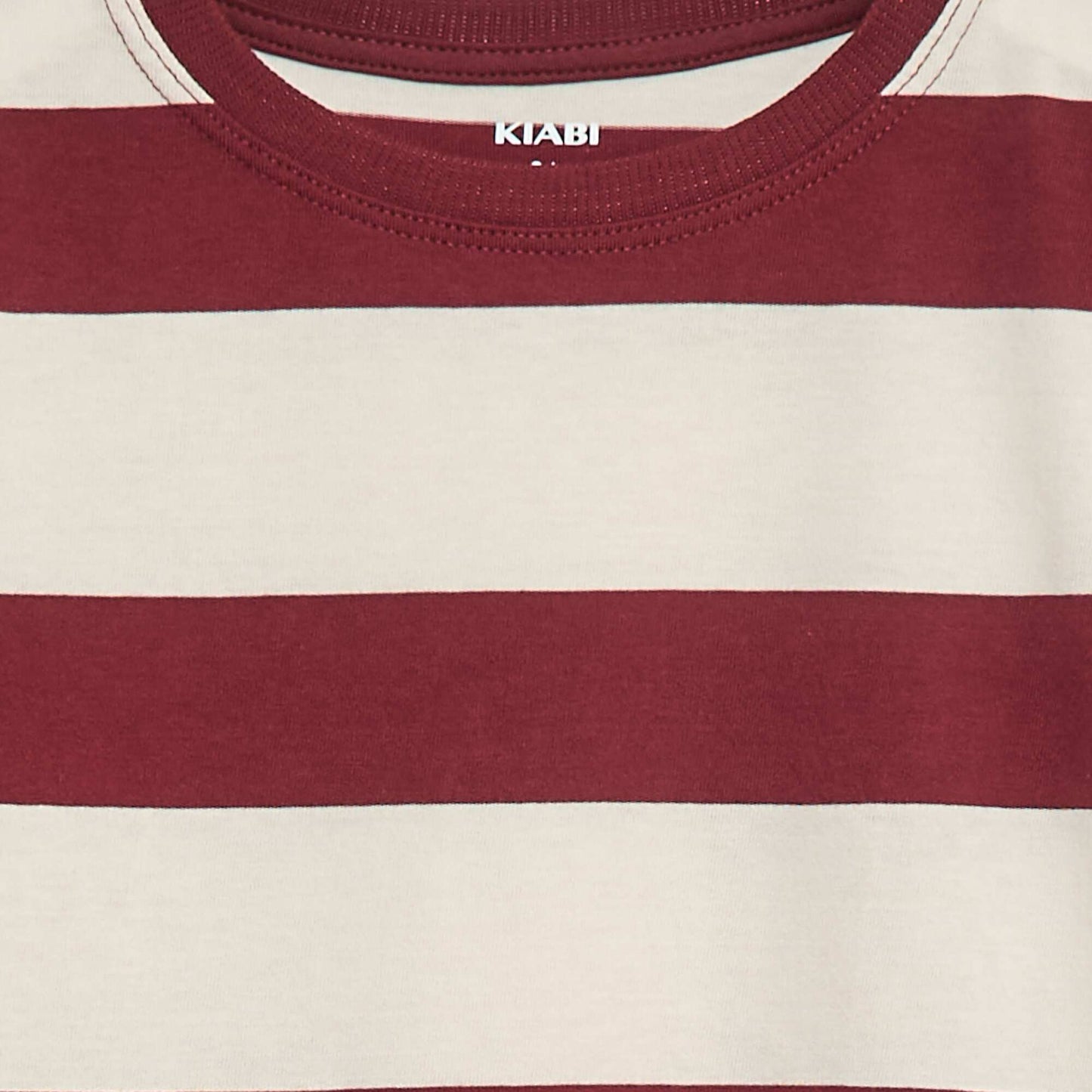 T-shirt à rayures MARRON