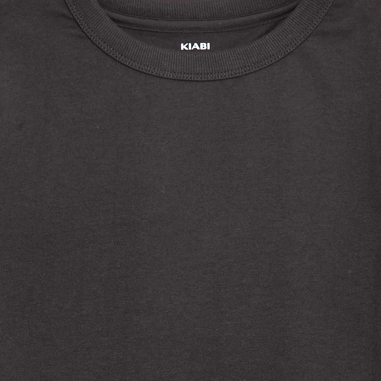 T-shirt manches longues uni GRIS
