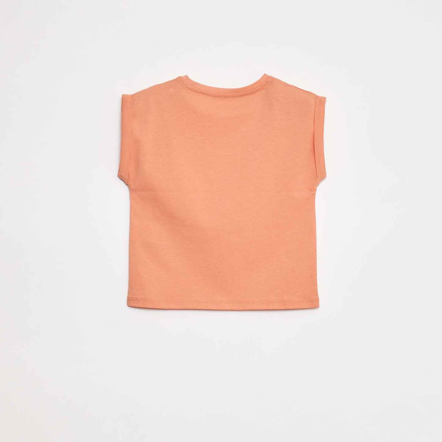 T-shirt avec emmanchures courtes à revers - Grafik Edition ROSE