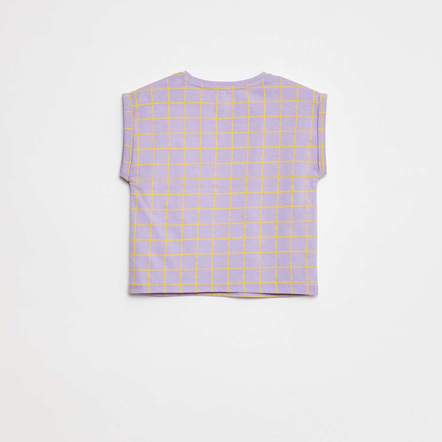 T-shirt avec emmanchures courtes à revers - Grafik Edition VIOLET