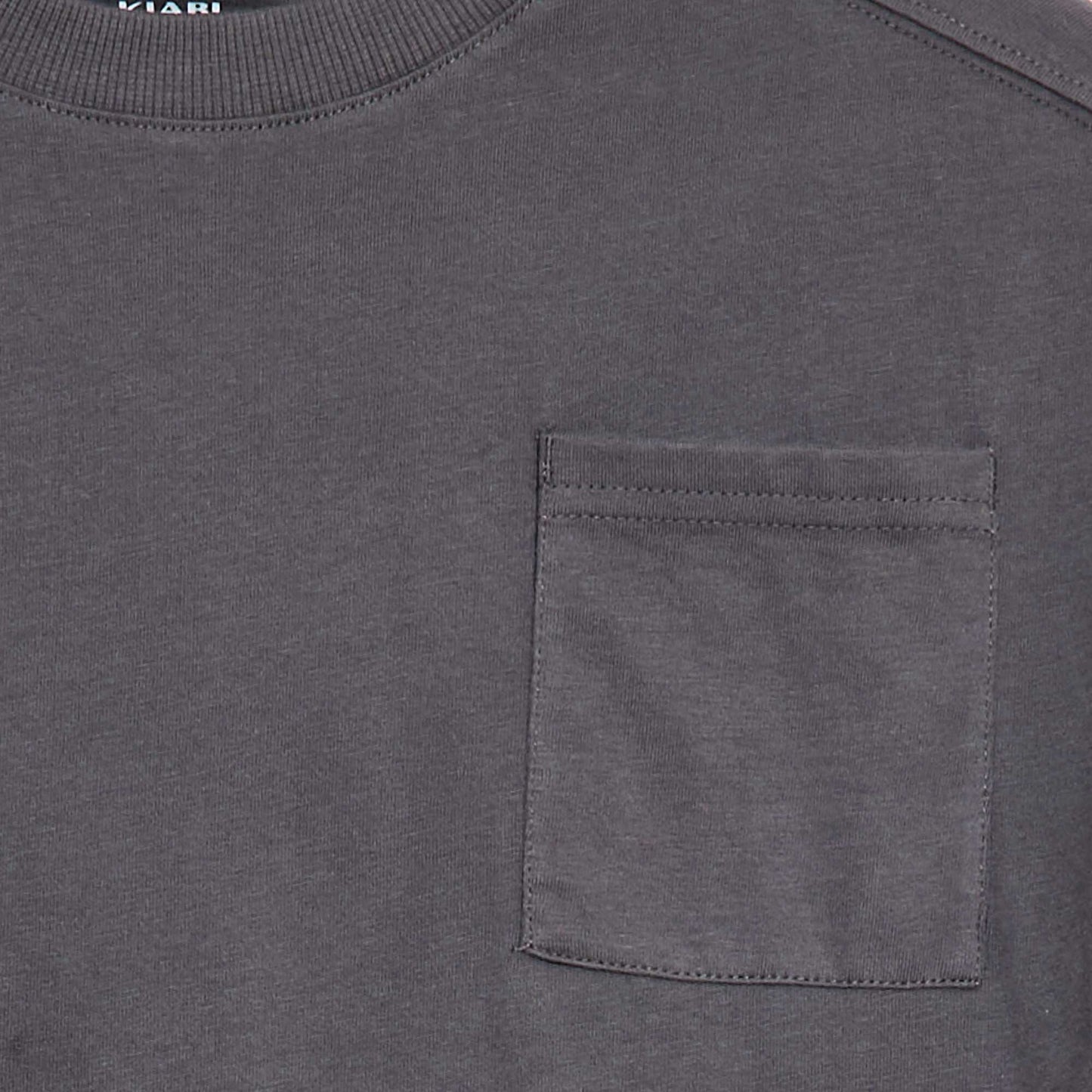 T-shirt loose uni GRIS