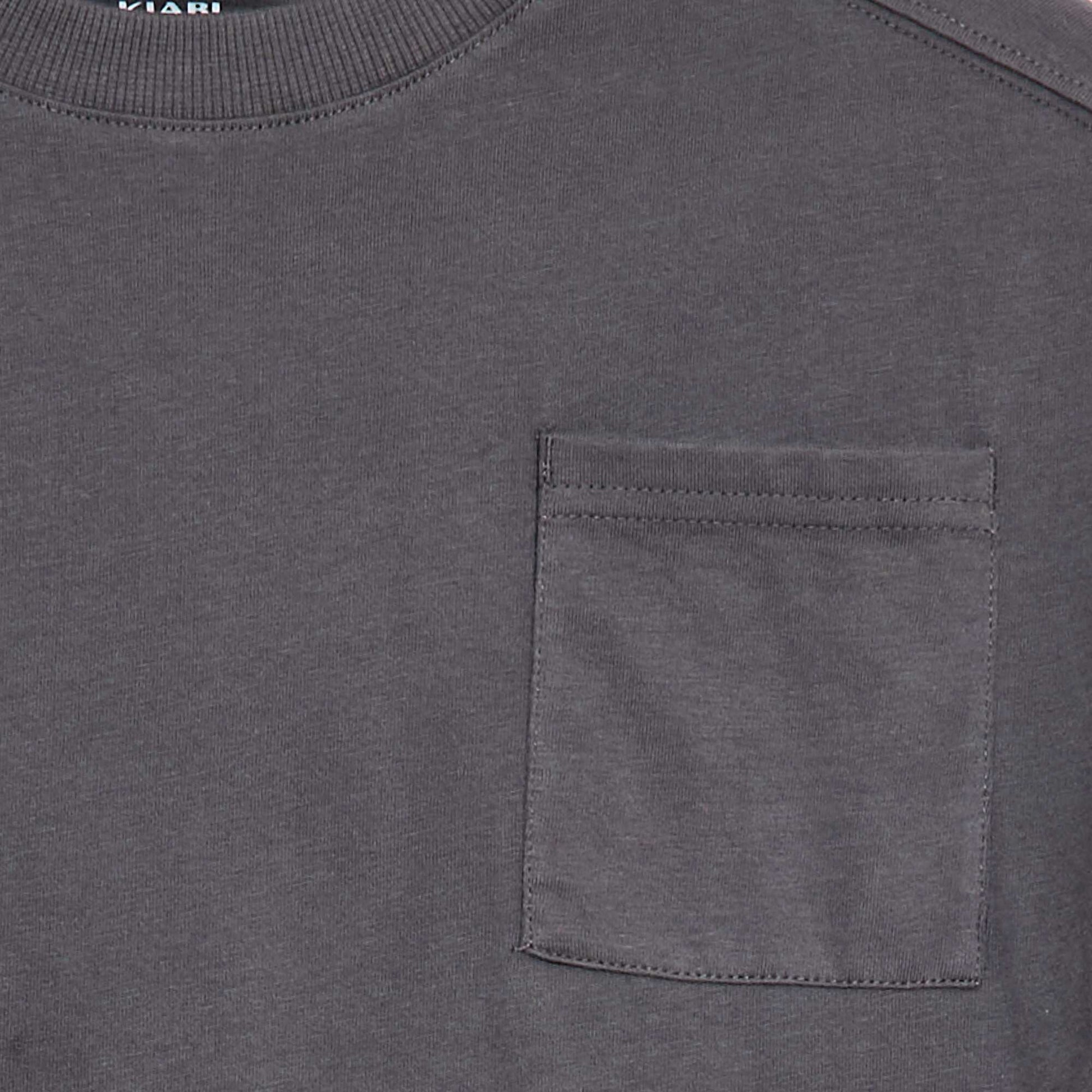 T-shirt loose uni GRIS