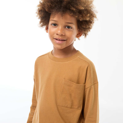 T-shirt loose uni JAUNE
