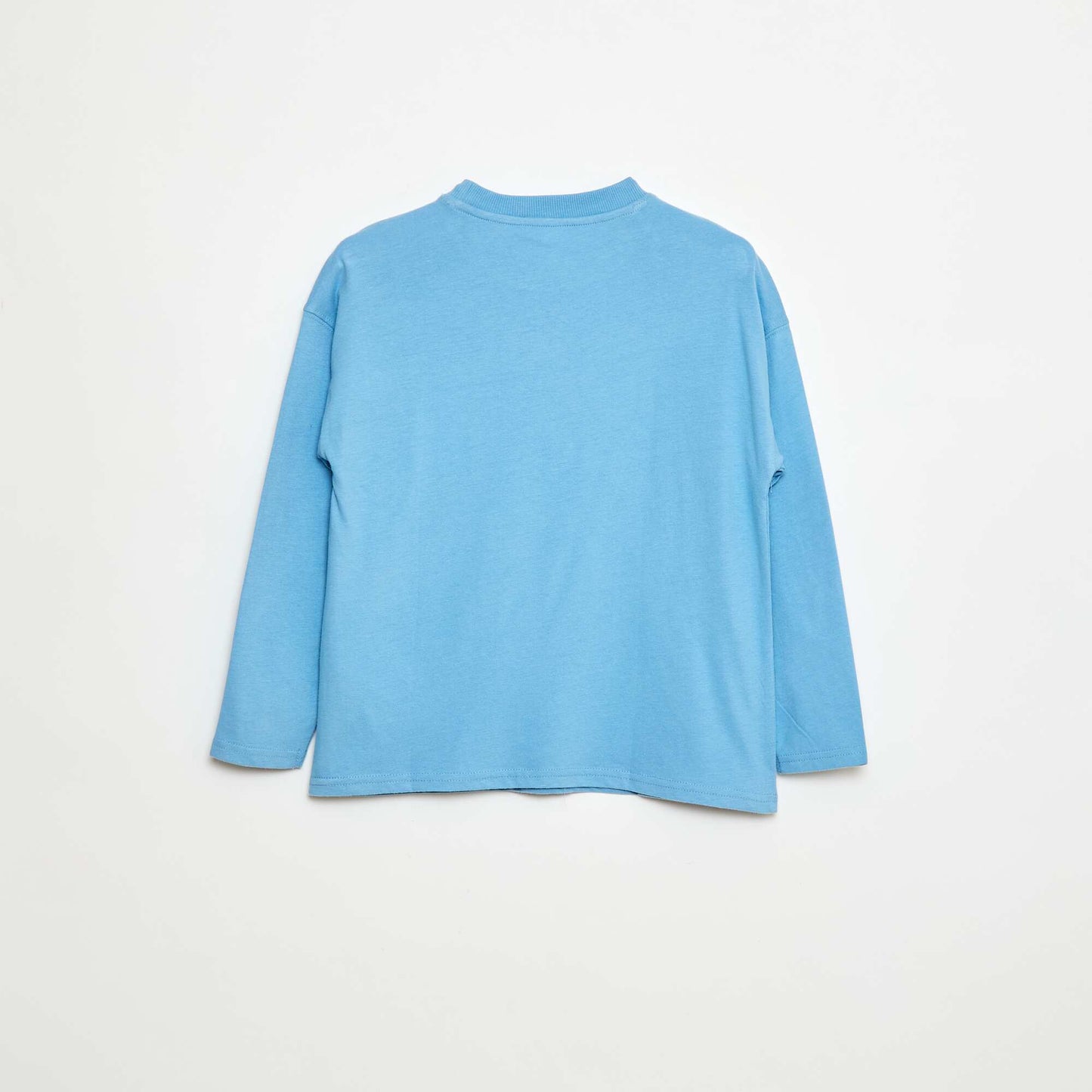 T-shirt loose uni BLEU