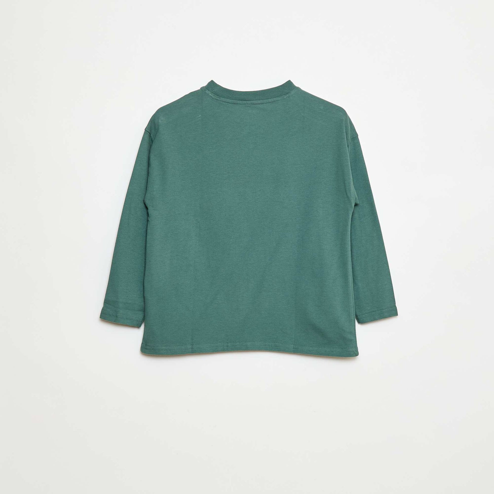 T-shirt loose uni VERT