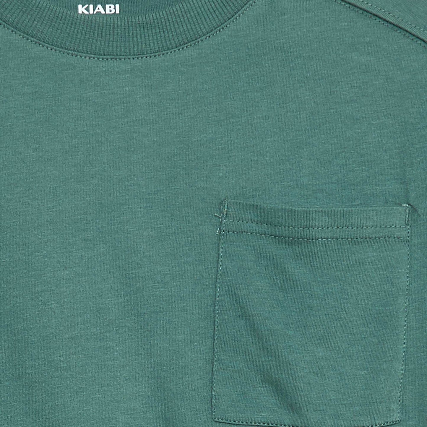 T-shirt loose uni VERT