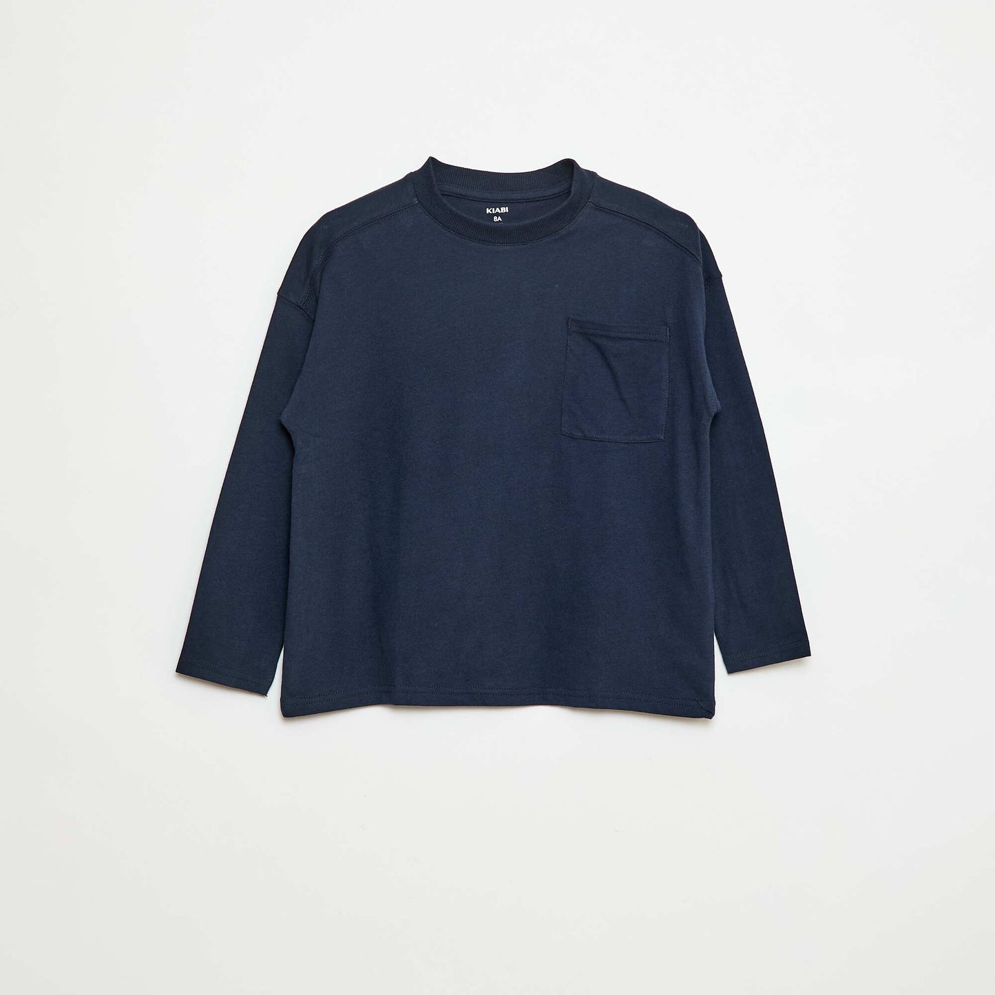 T-shirt loose uni BLEU