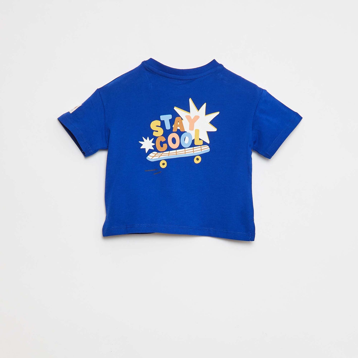 T-shirt manches courtes imprimé - Grafik Edition BLEU