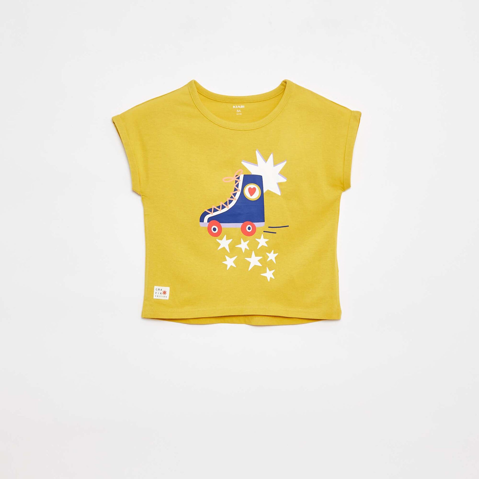 T-shirt à manches courtes - Grafik Edition JAUNE
