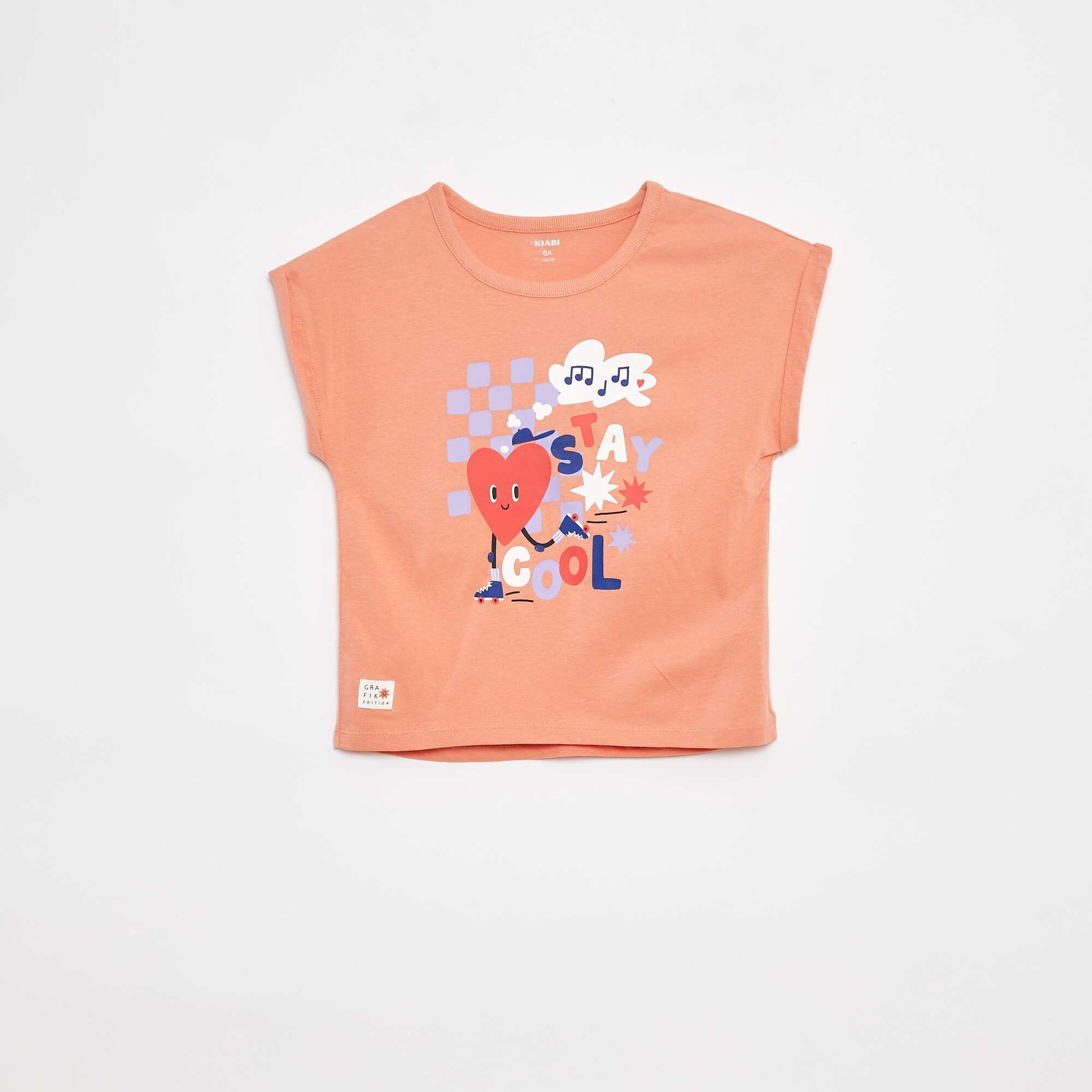 T-shirt à manches courtes - Grafik Edition ORANGE