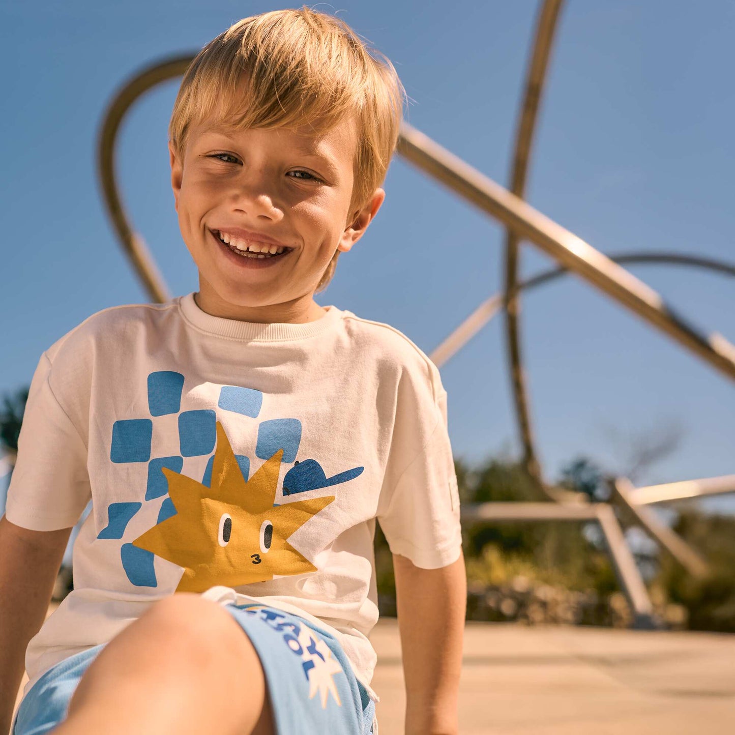 T-shirt loose avec animation - Grafik Edition BLANC