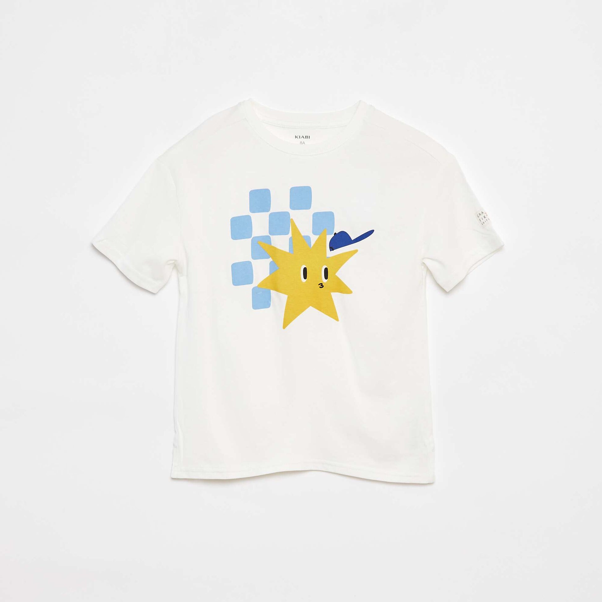 T-shirt loose avec animation - Grafik Edition BLANC