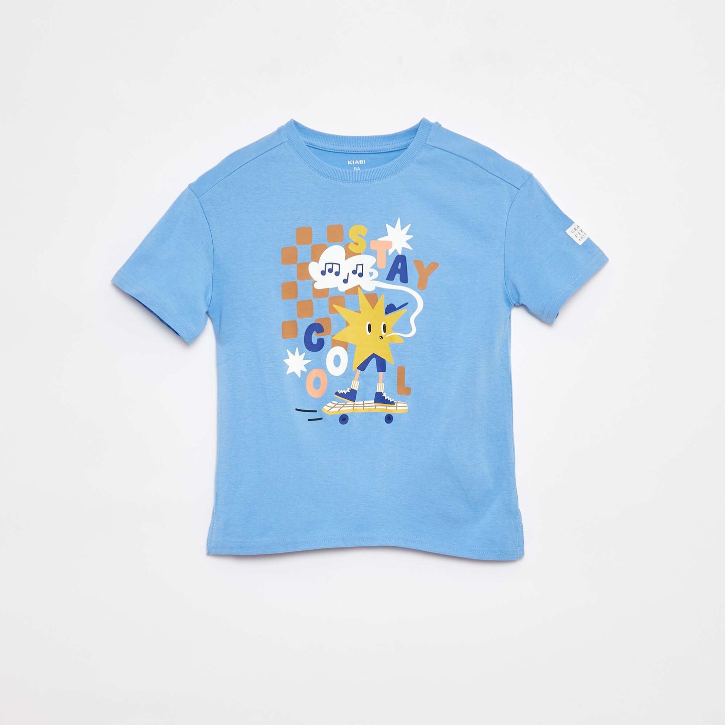 T-shirt loose avec animation - Grafik Edition BLEU