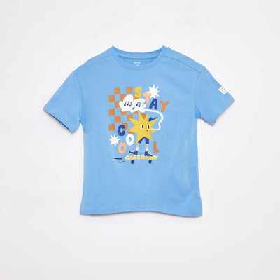 T-shirt loose avec animation - Grafik Edition BLEU