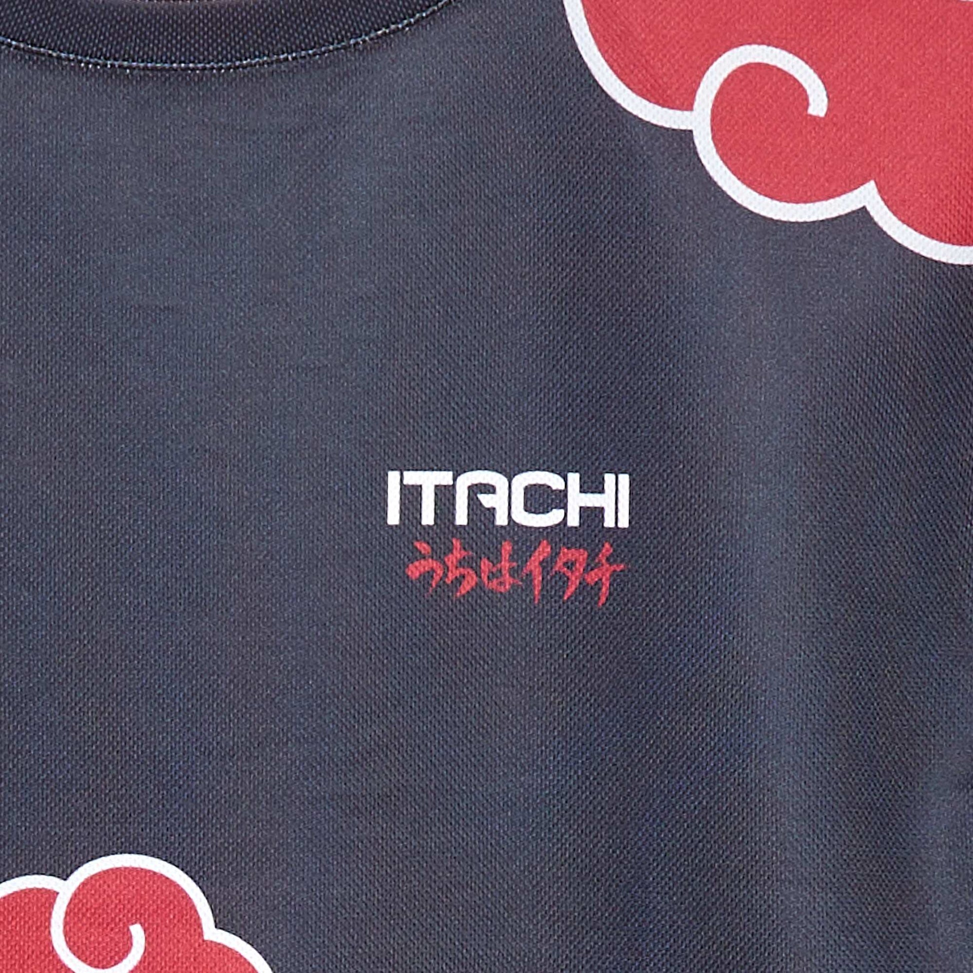 T-shirt en mesh imprimé 'Naruto' NOIR