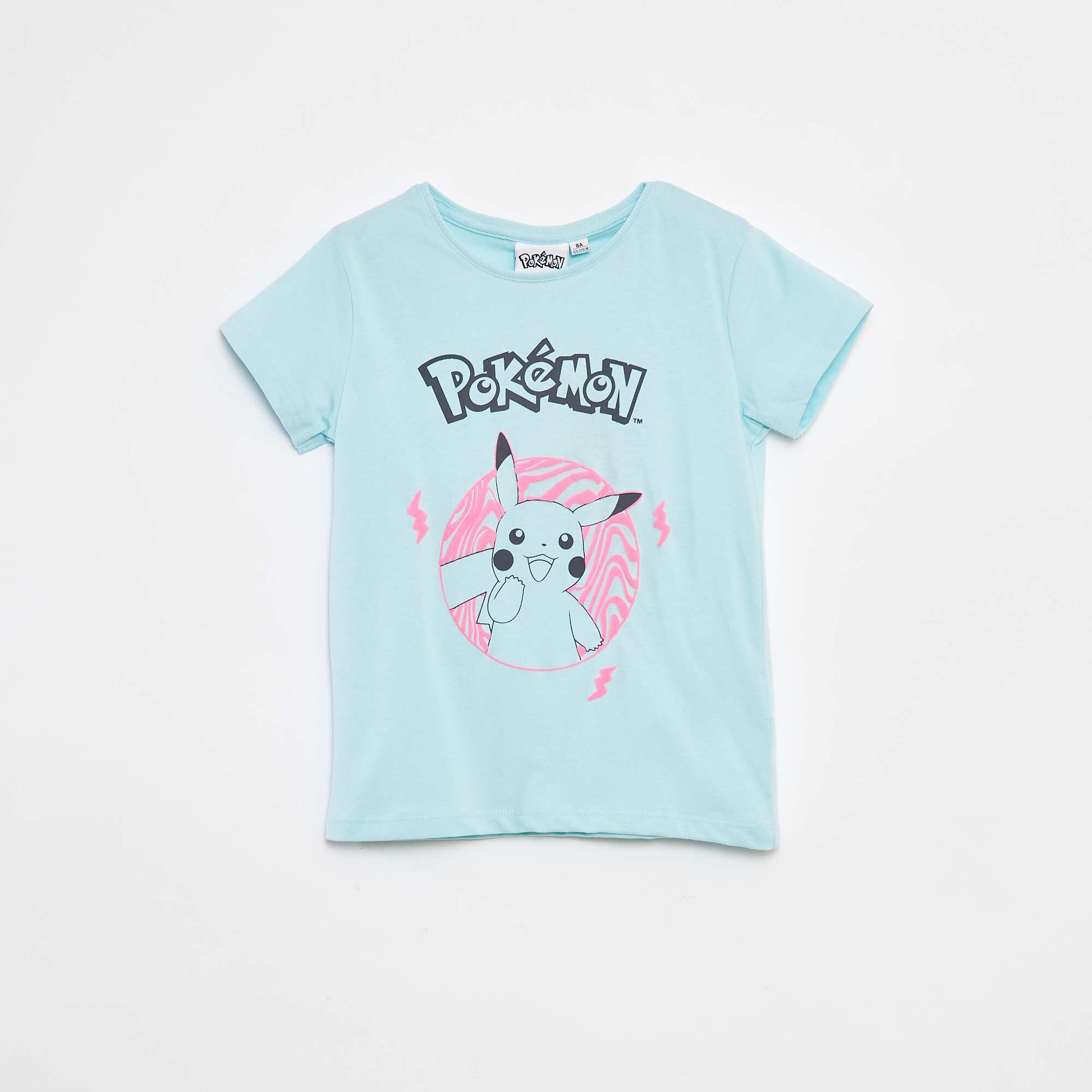 T-shirt 'Pikachu' 'Pokémon' à manches courtes BLEU
