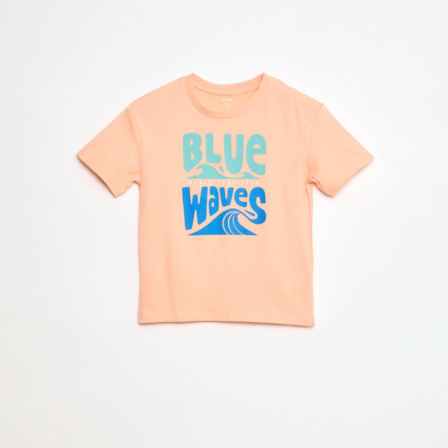 T-shirt imprimé en coton ORANGE