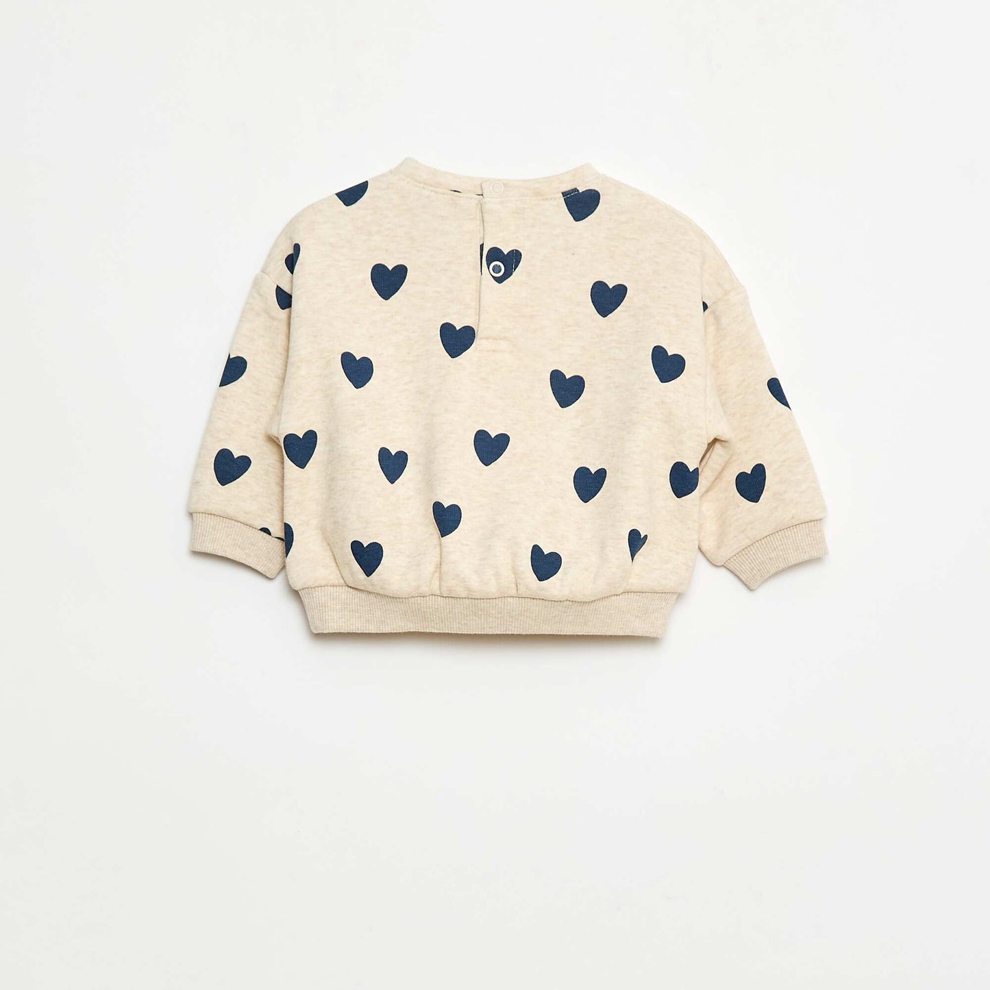 Pull polaire à motif BEIGE