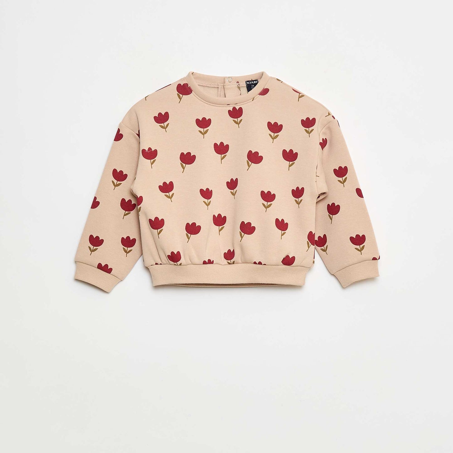 Pull polaire à motif BEIGE