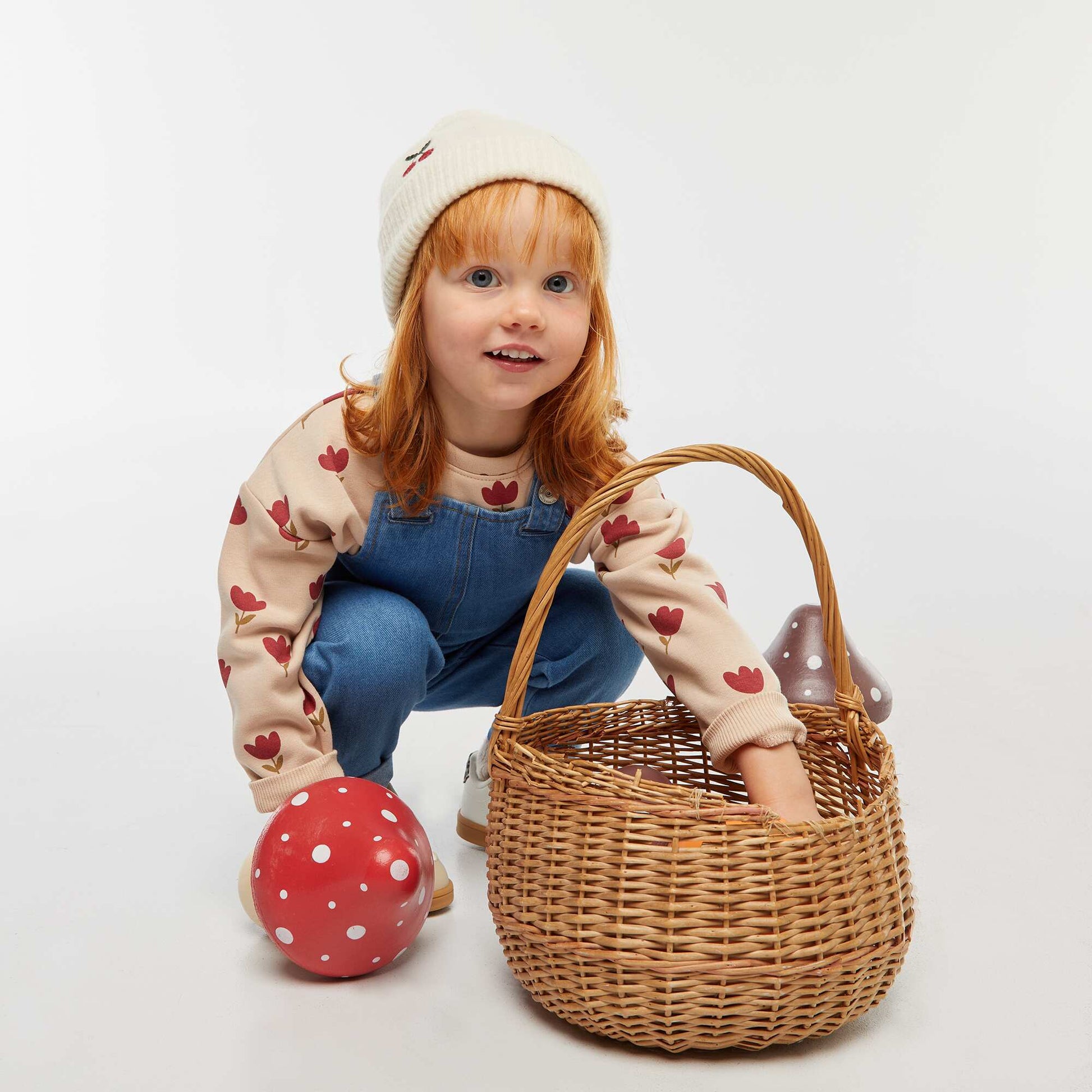 Pull polaire à motif BEIGE