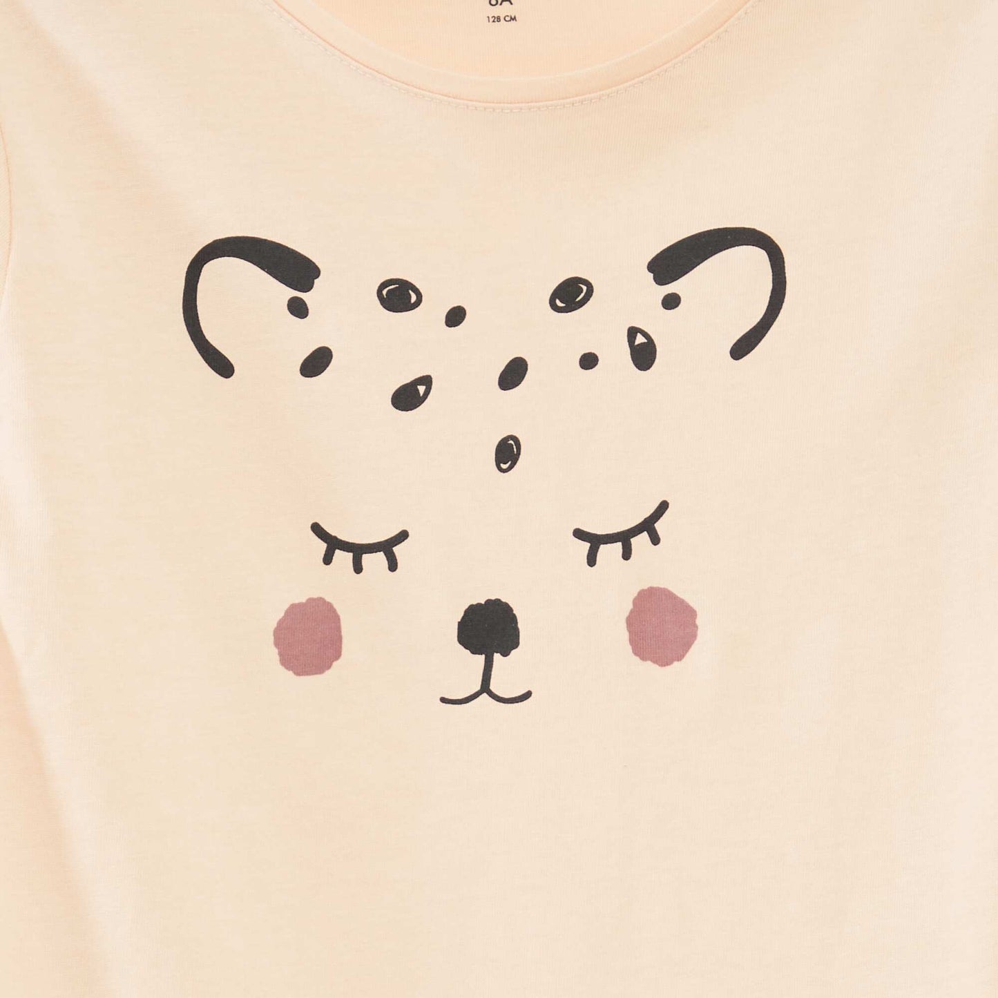 Lot de 3 t-shirts à manches longues et col rond BEIGE