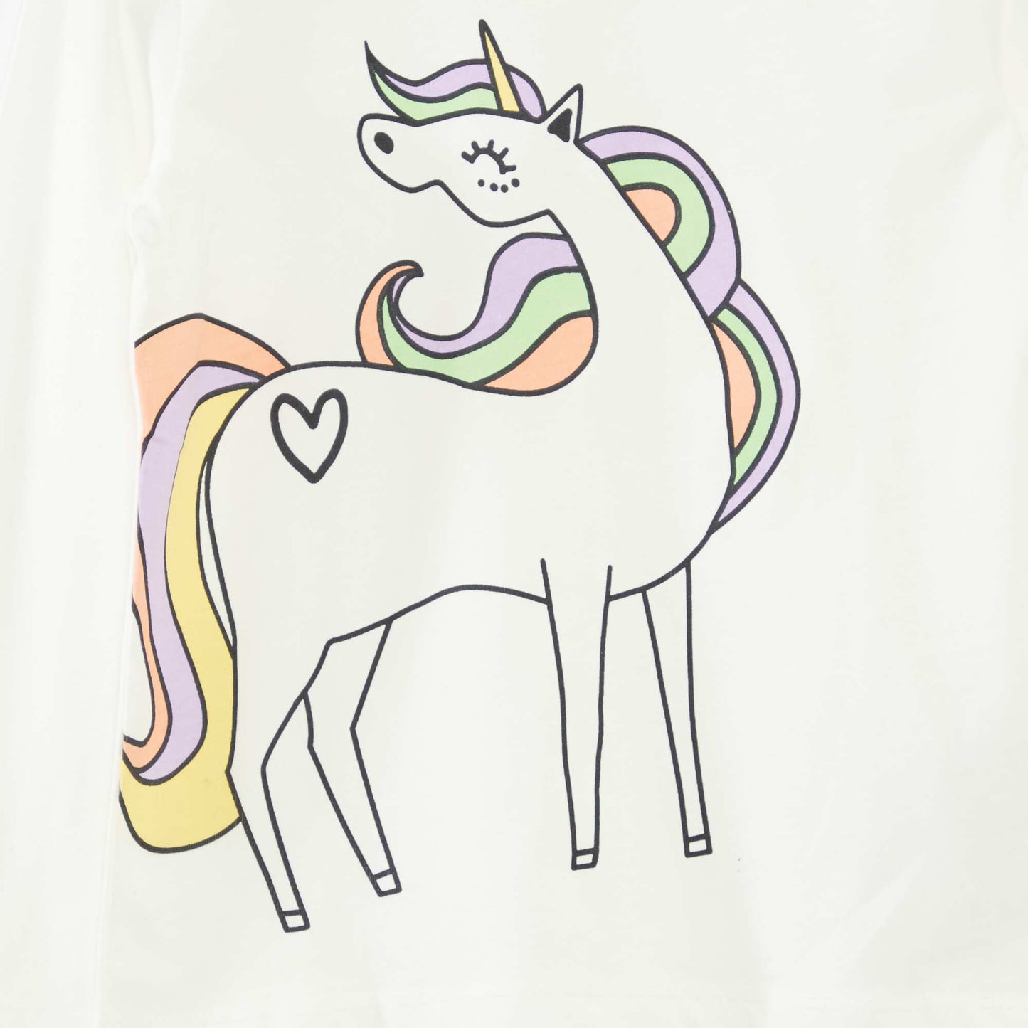 Lot de 3 t-shirts à manches longues et col rond VIOLET