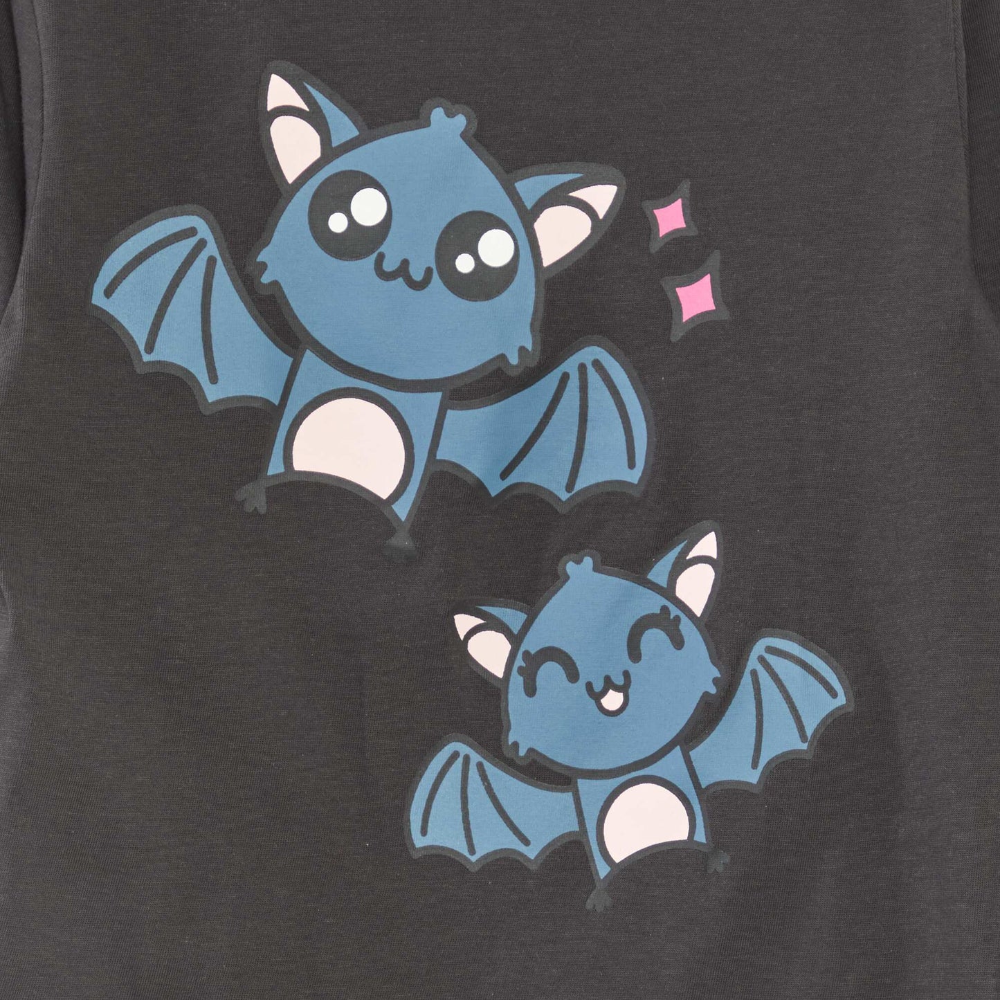 Lot de 3 t-shirts à manches longues et col rond NOIR