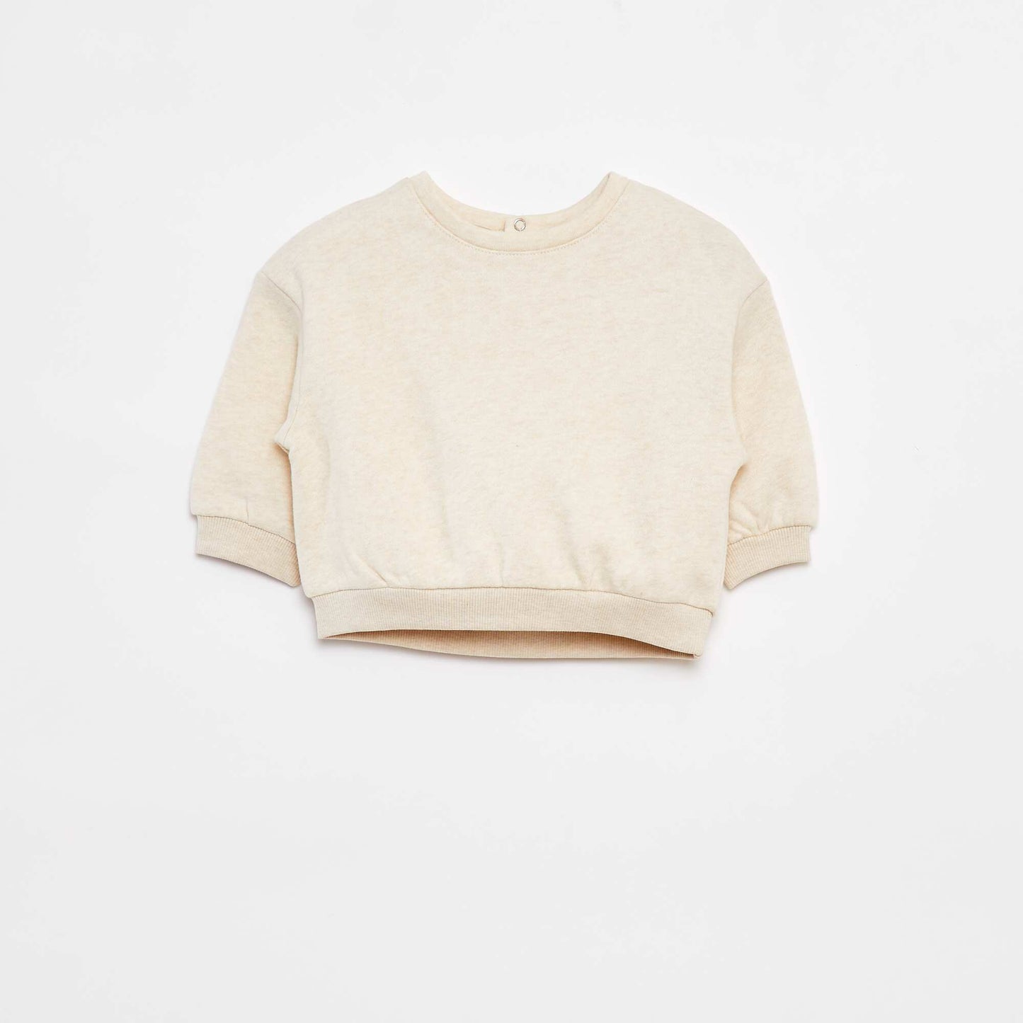 Lot de 2 sweats unis oversize BEIGE
