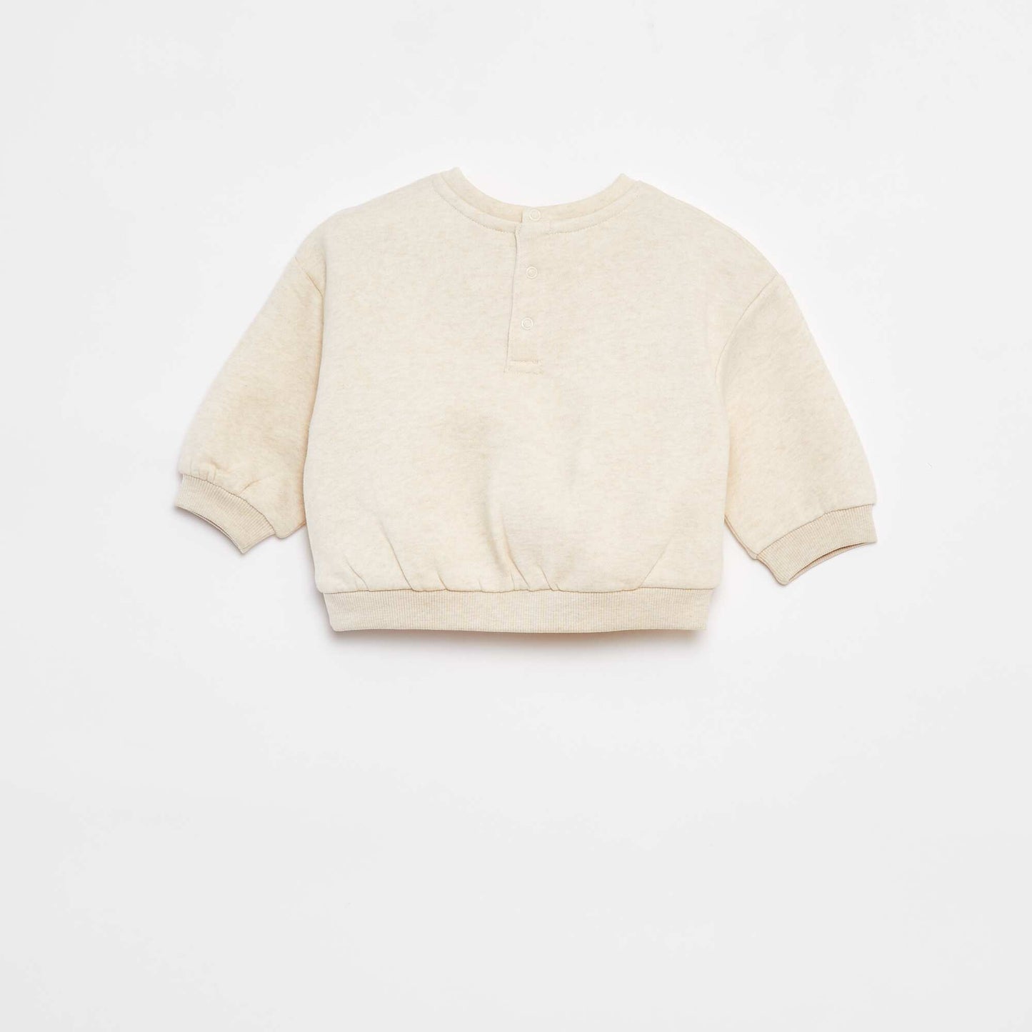 Lot de 2 sweats unis oversize BEIGE