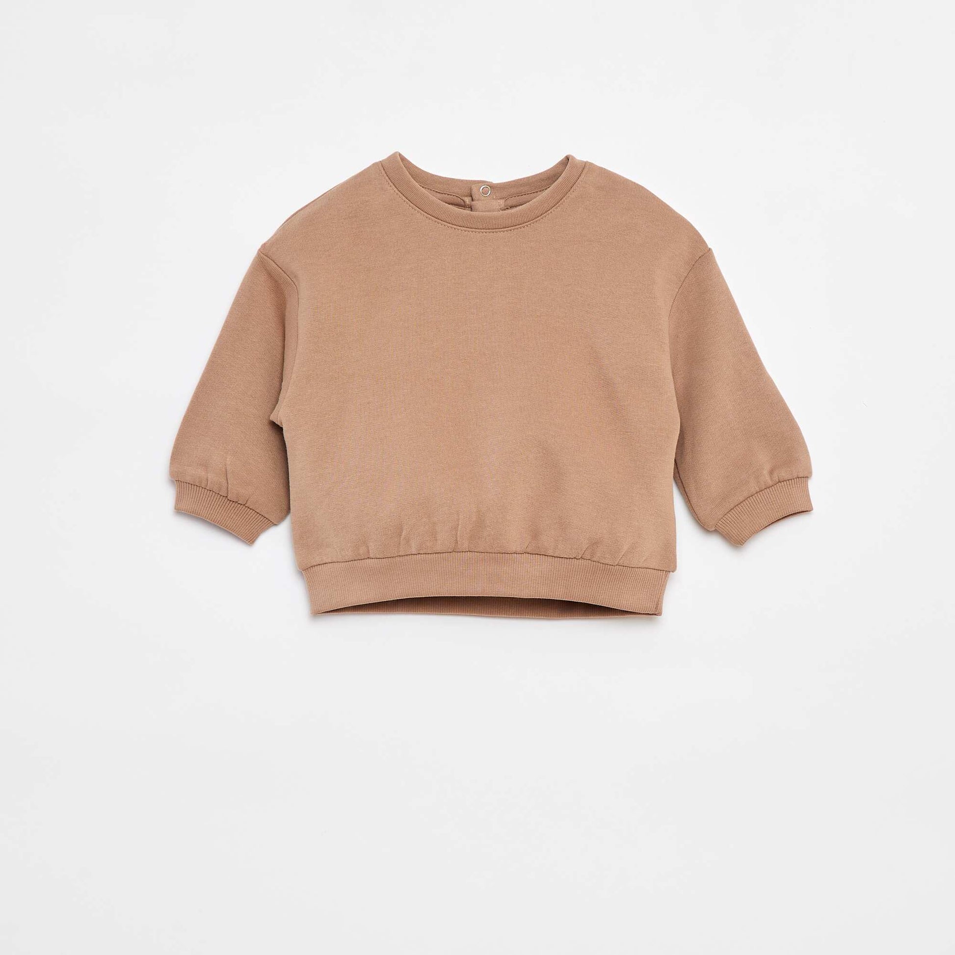 Lot de 2 sweats unis oversize BEIGE