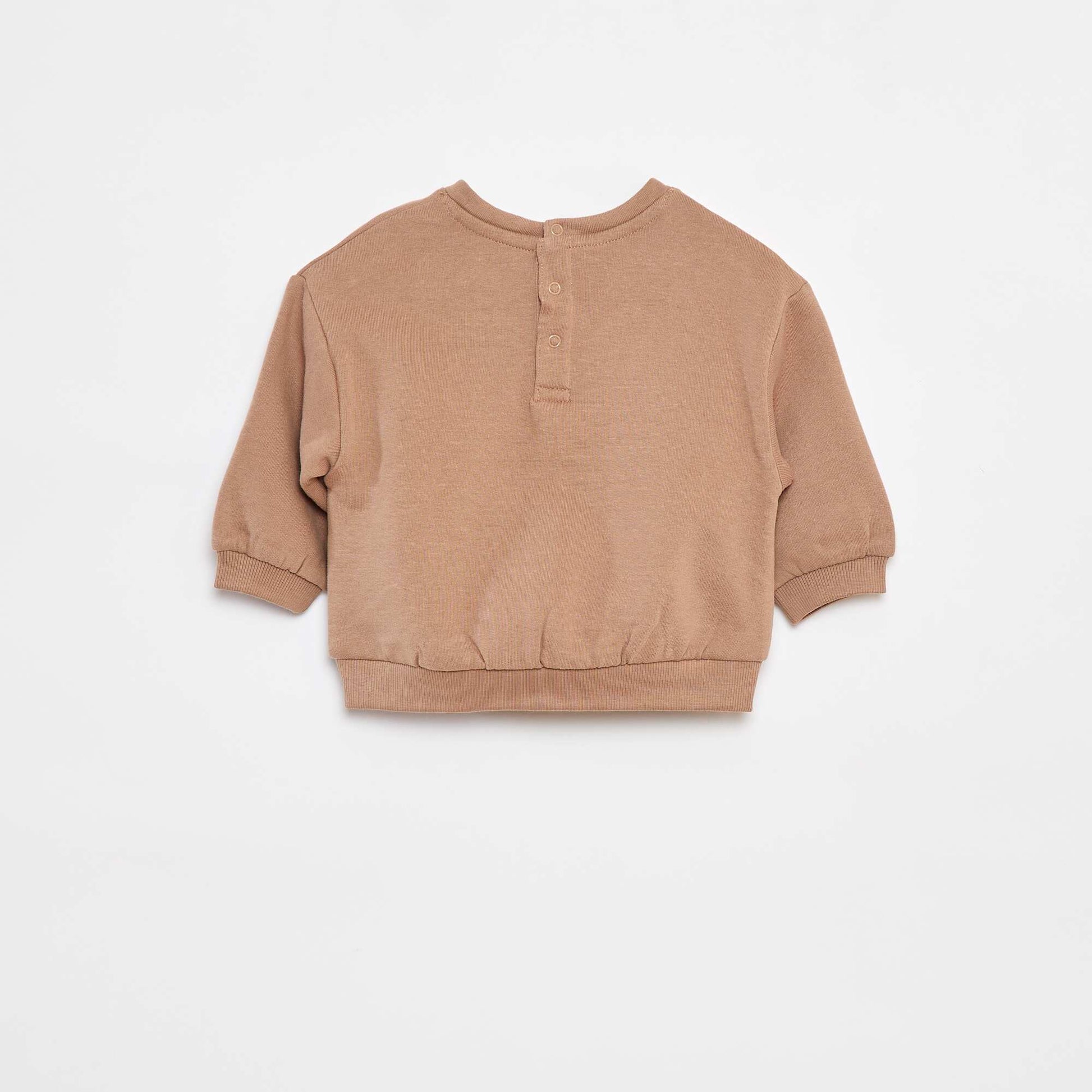 Lot de 2 sweats unis oversize BEIGE