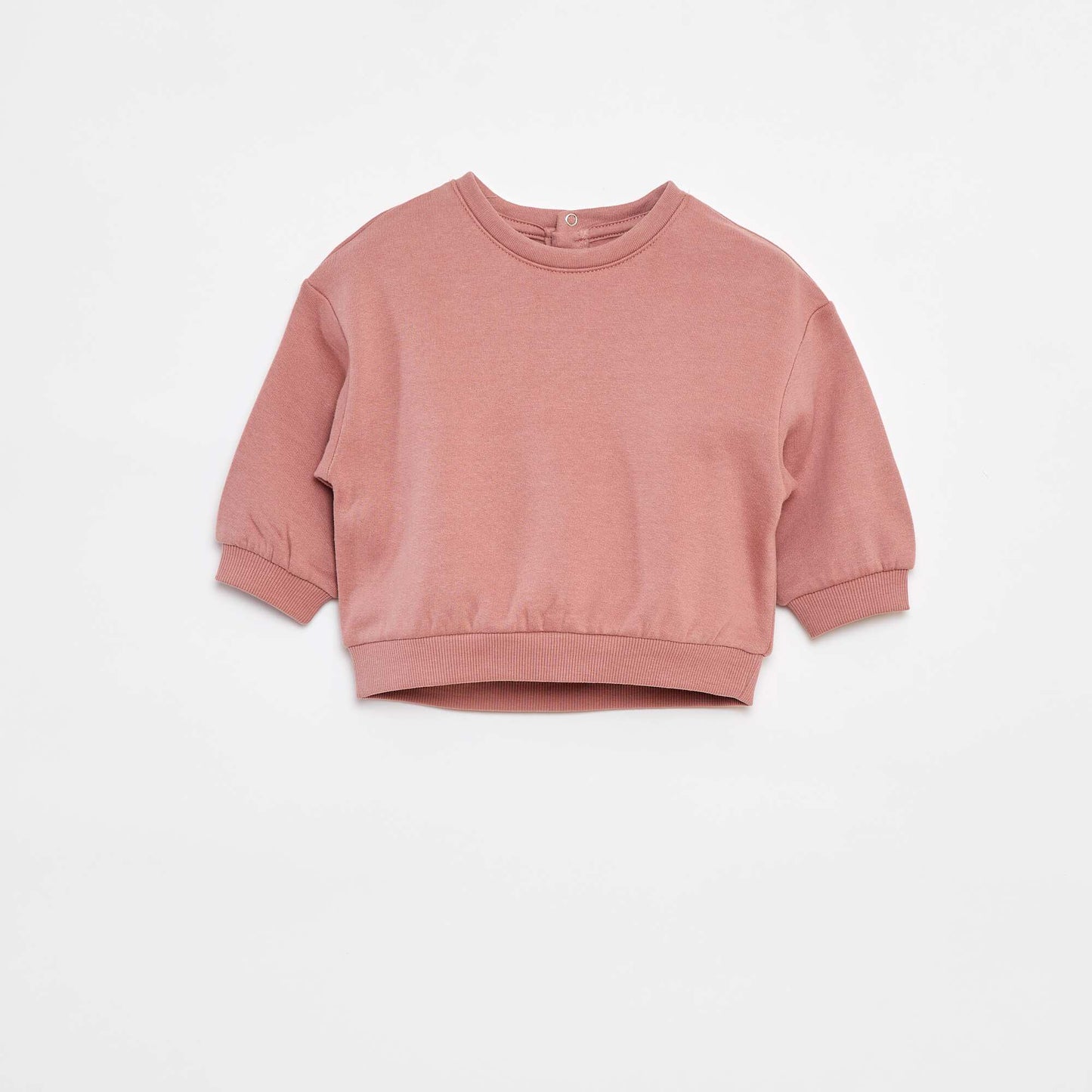 Lot de 2 sweats unis oversize ROSE