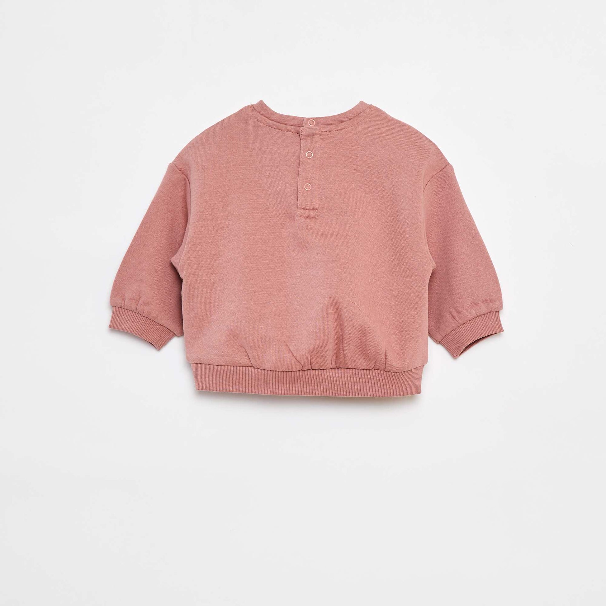 Lot de 2 sweats unis oversize ROSE