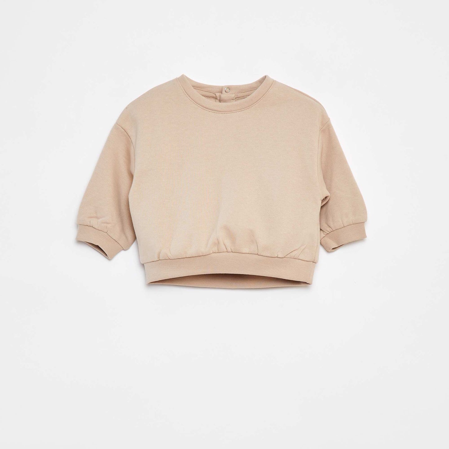Lot de 2 sweats unis oversize BEIGE