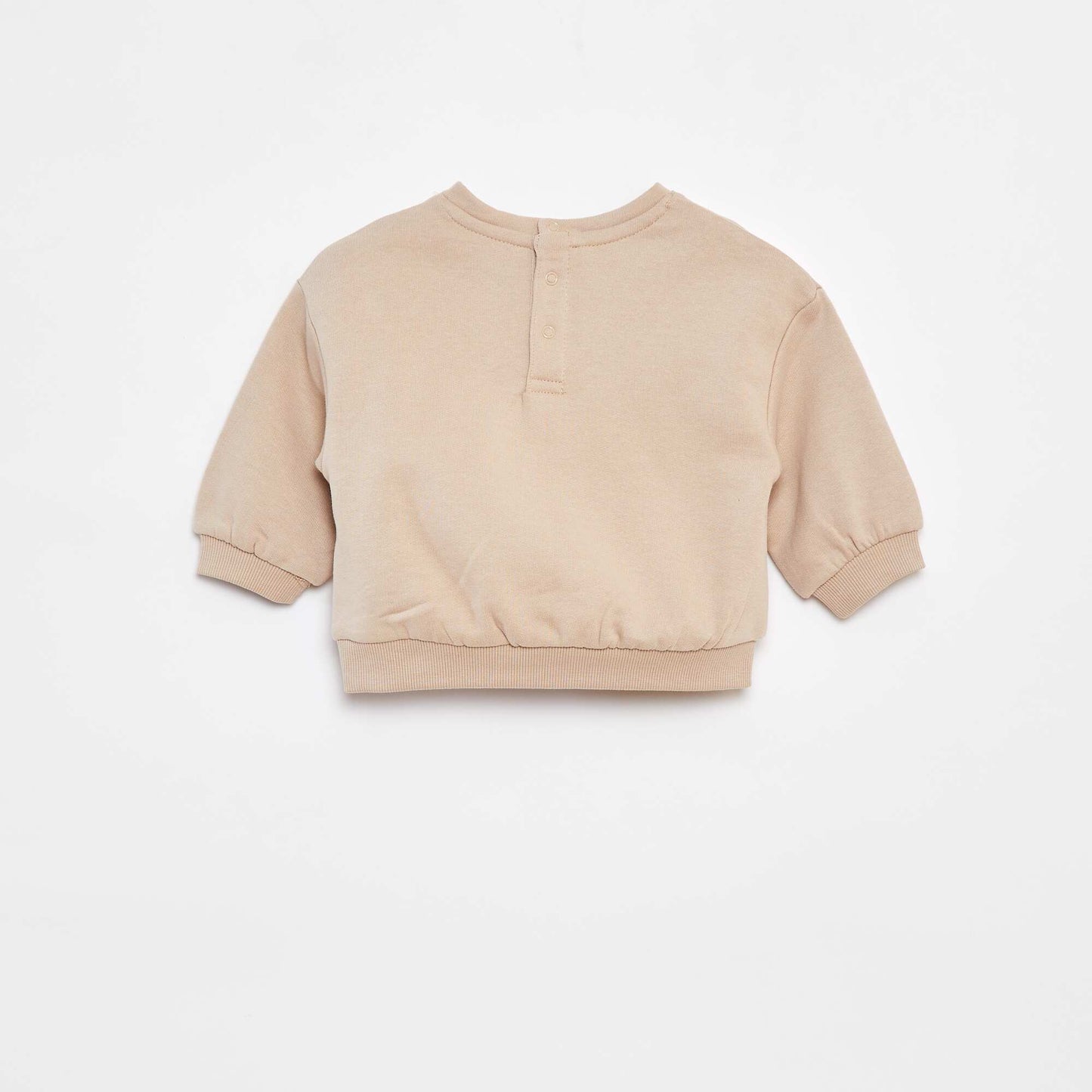 Lot de 2 sweats unis oversize BEIGE