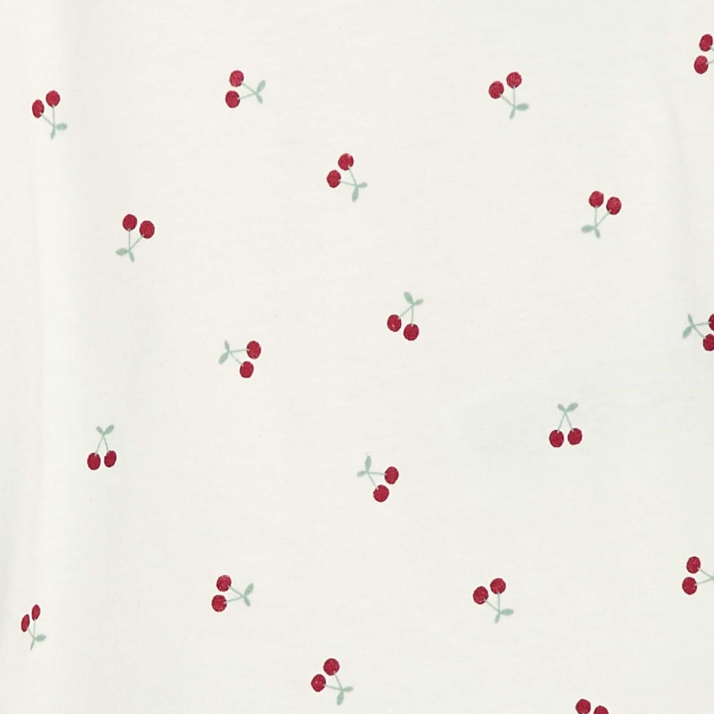 T-shirt manches longues avec emmanchures volantées et motif BLANC