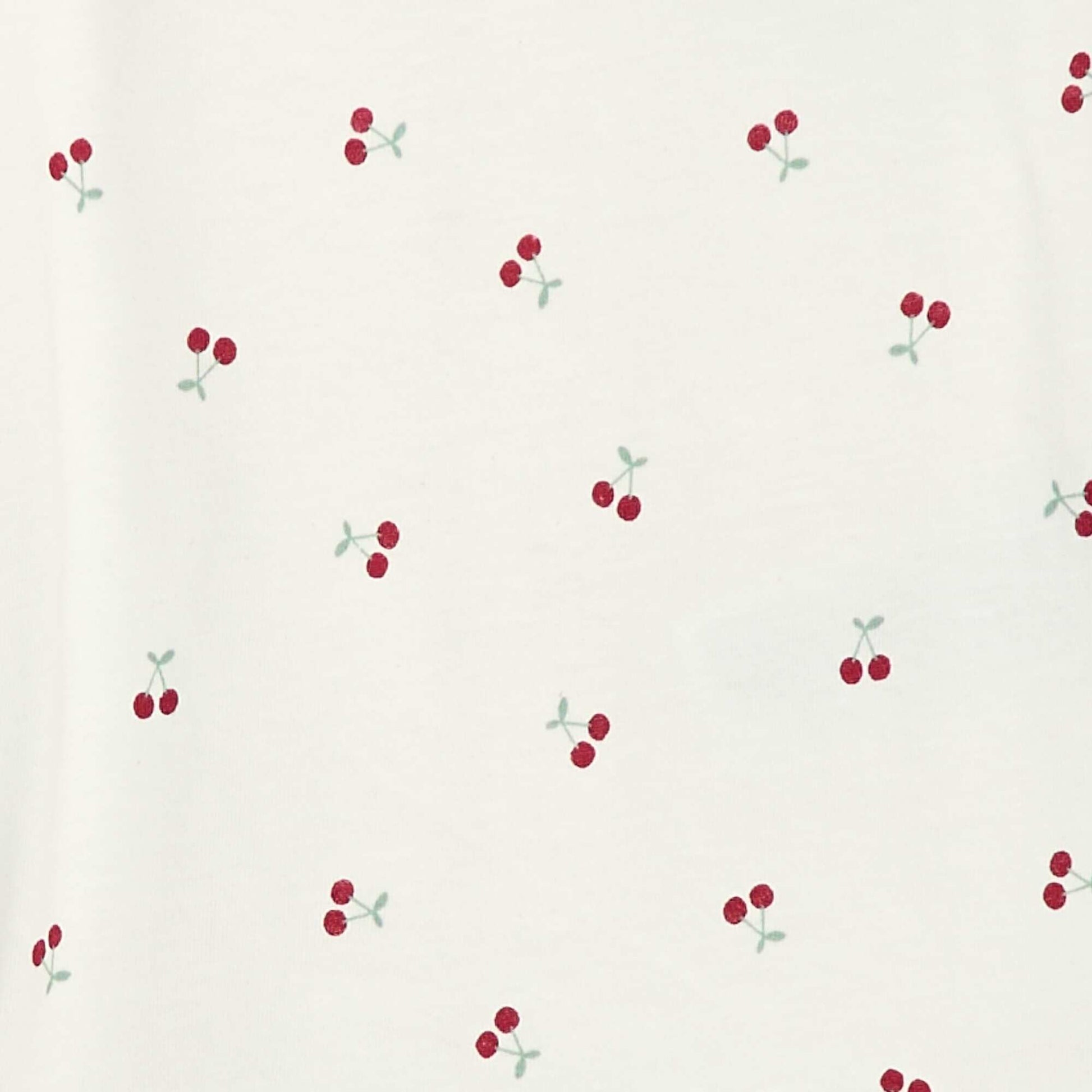 T-shirt manches longues avec emmanchures volantées et motif BLANC