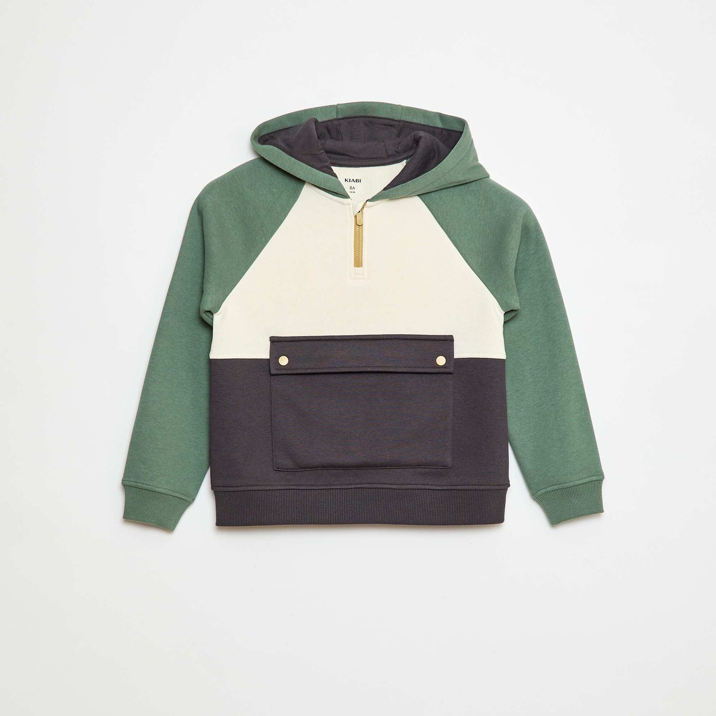 Sweat à capuche avec poche à rabat - So Easy VERT