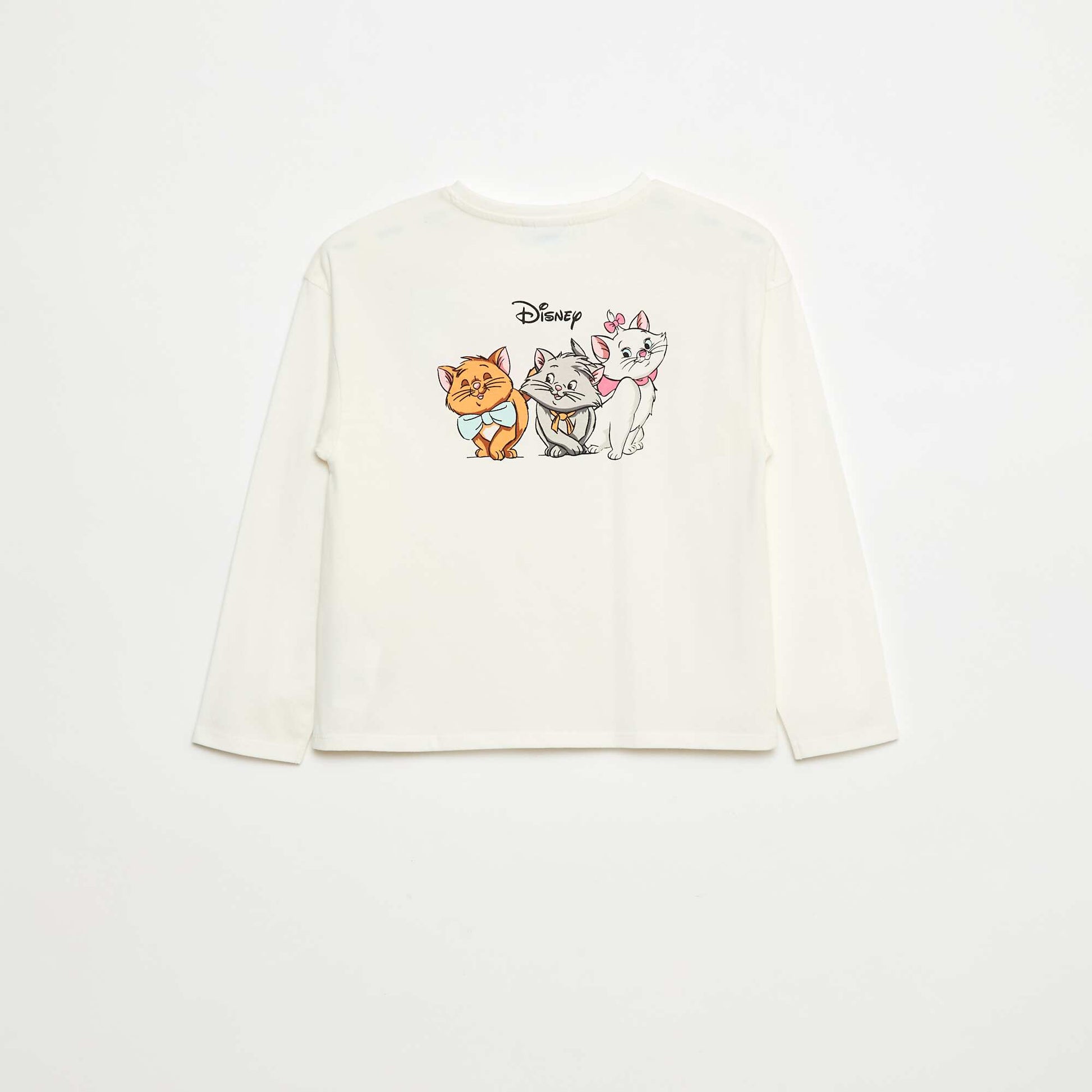 Tshirt uni 'Aristochats' 'Disney' BLANC