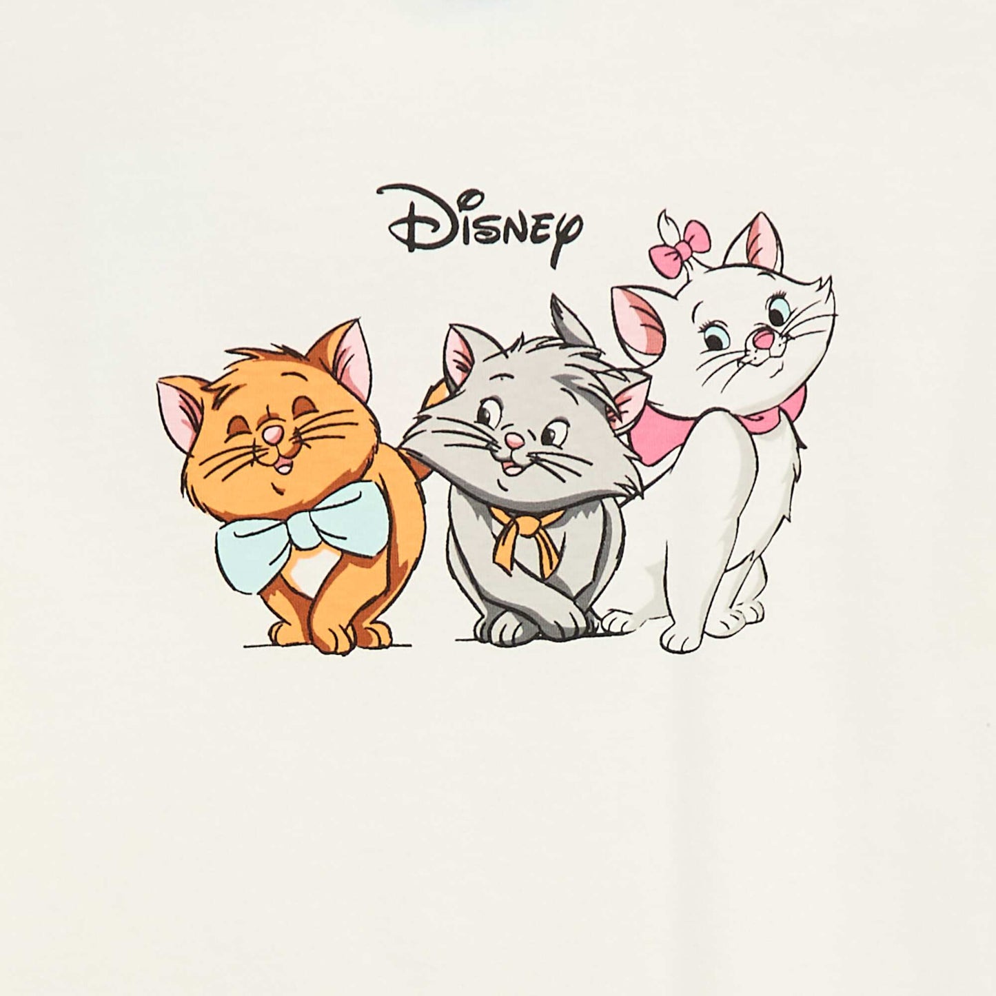 Tshirt uni 'Aristochats' 'Disney' BLANC