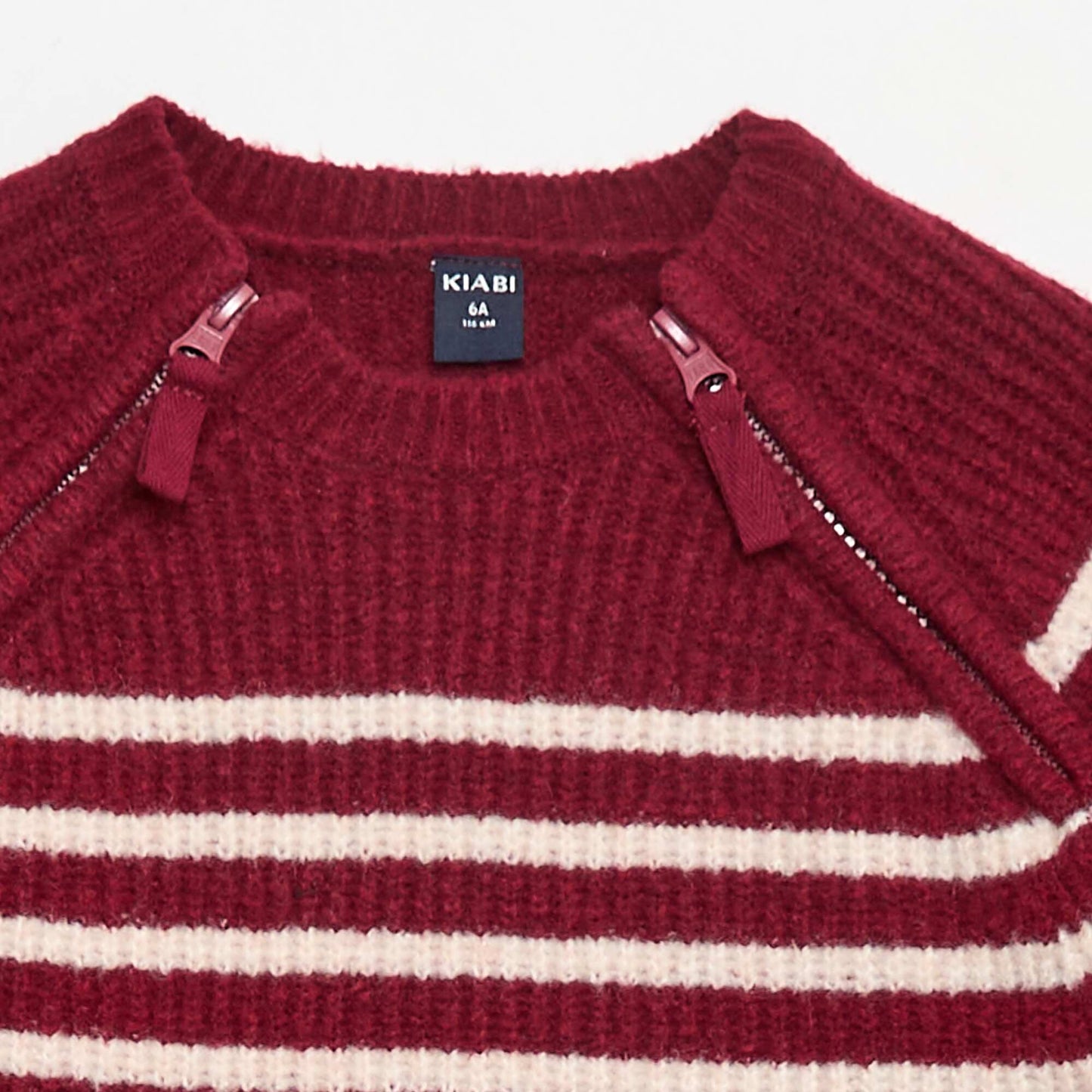 Sweat avec col montant et double ouverture zippée - So Easy ROUGE