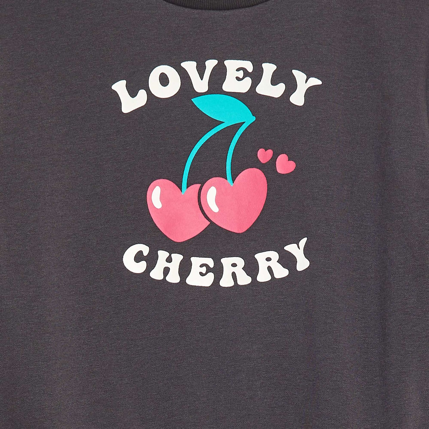 Sweat à manches longues avec imprimé NOIR