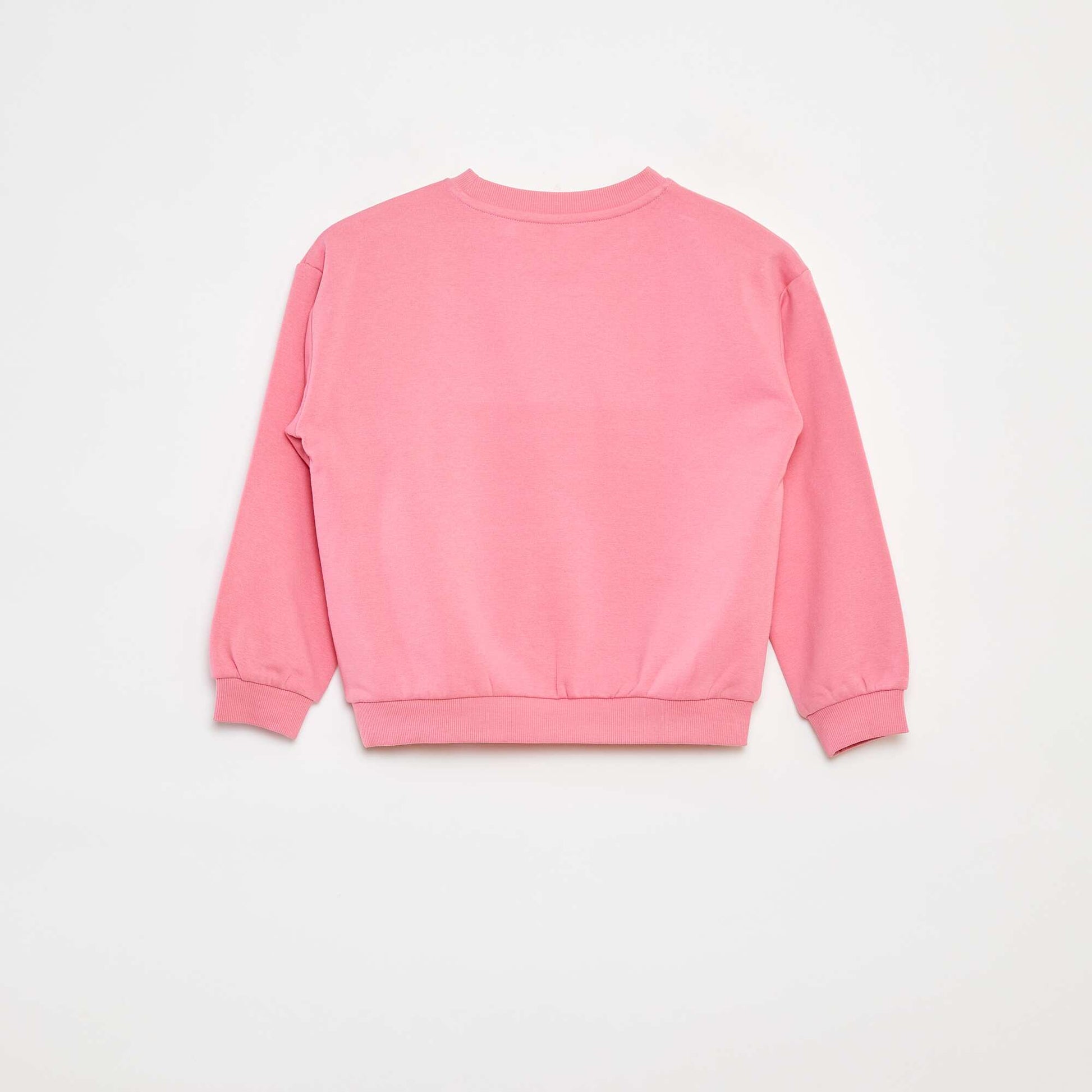 Sweat à manches longues avec imprimé ROSE